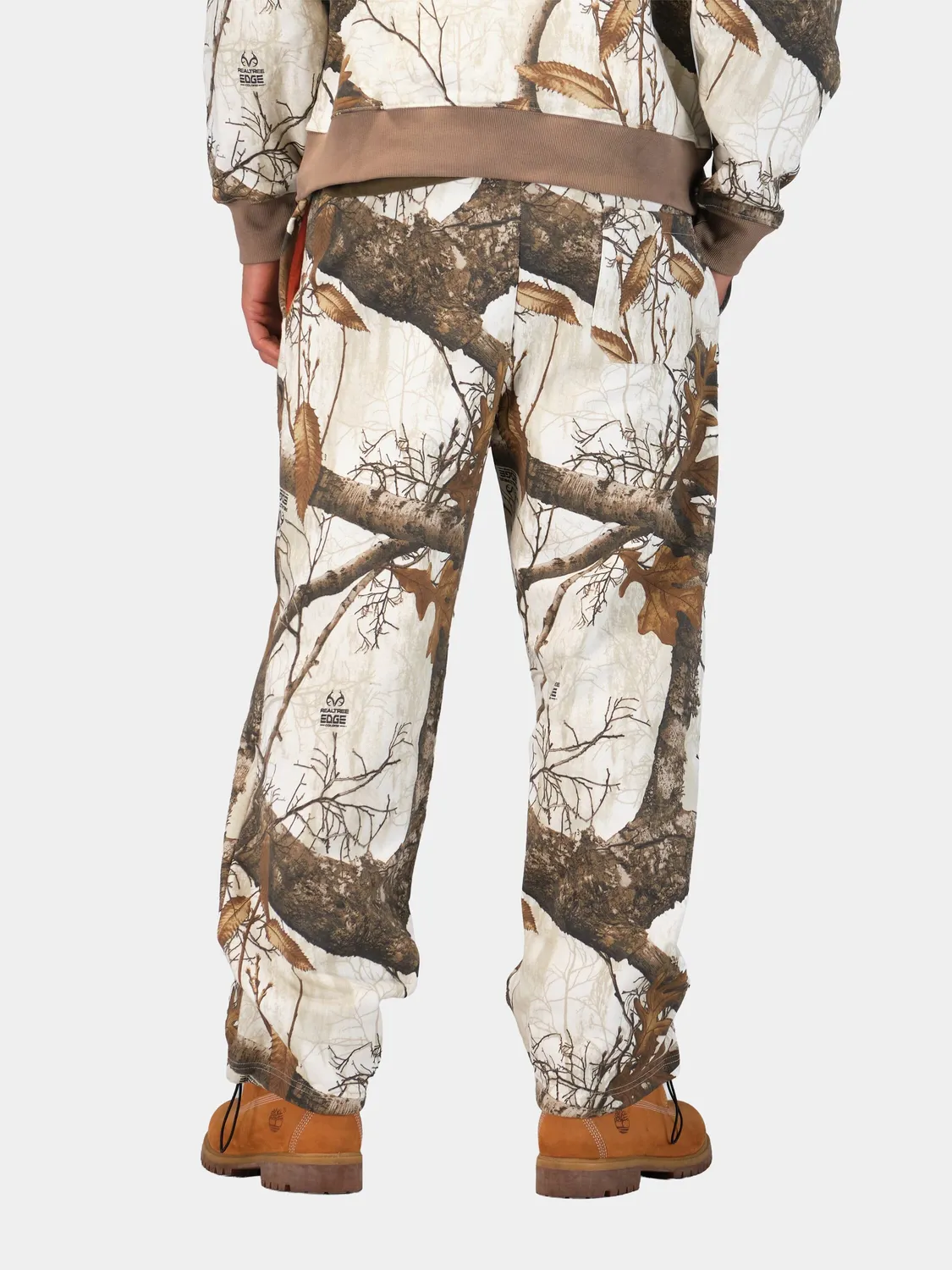 Alpha Industries Essential Camo pantaloni trening albi
