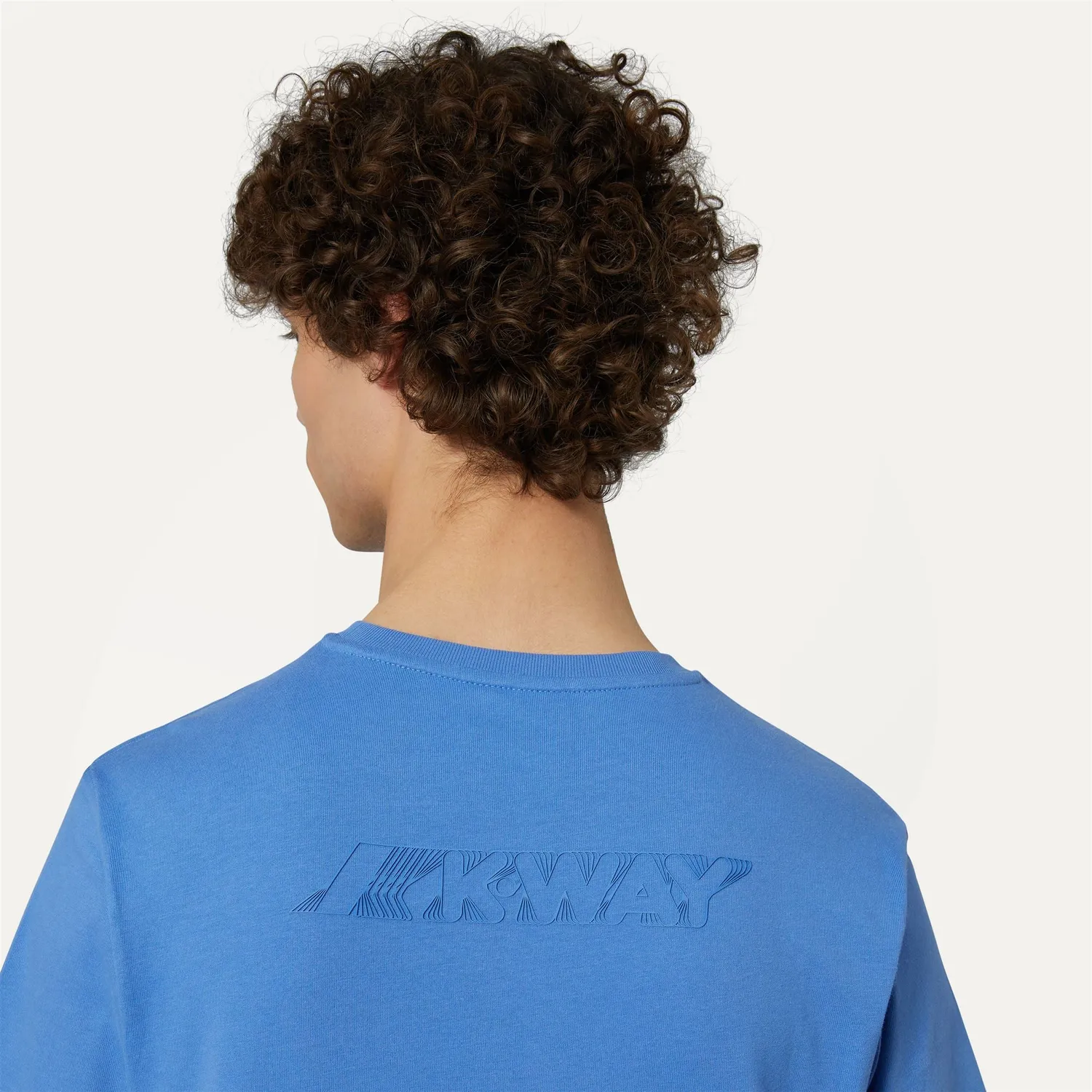 K-Way Elliot tricou barbati albastru ultramarin bumbac