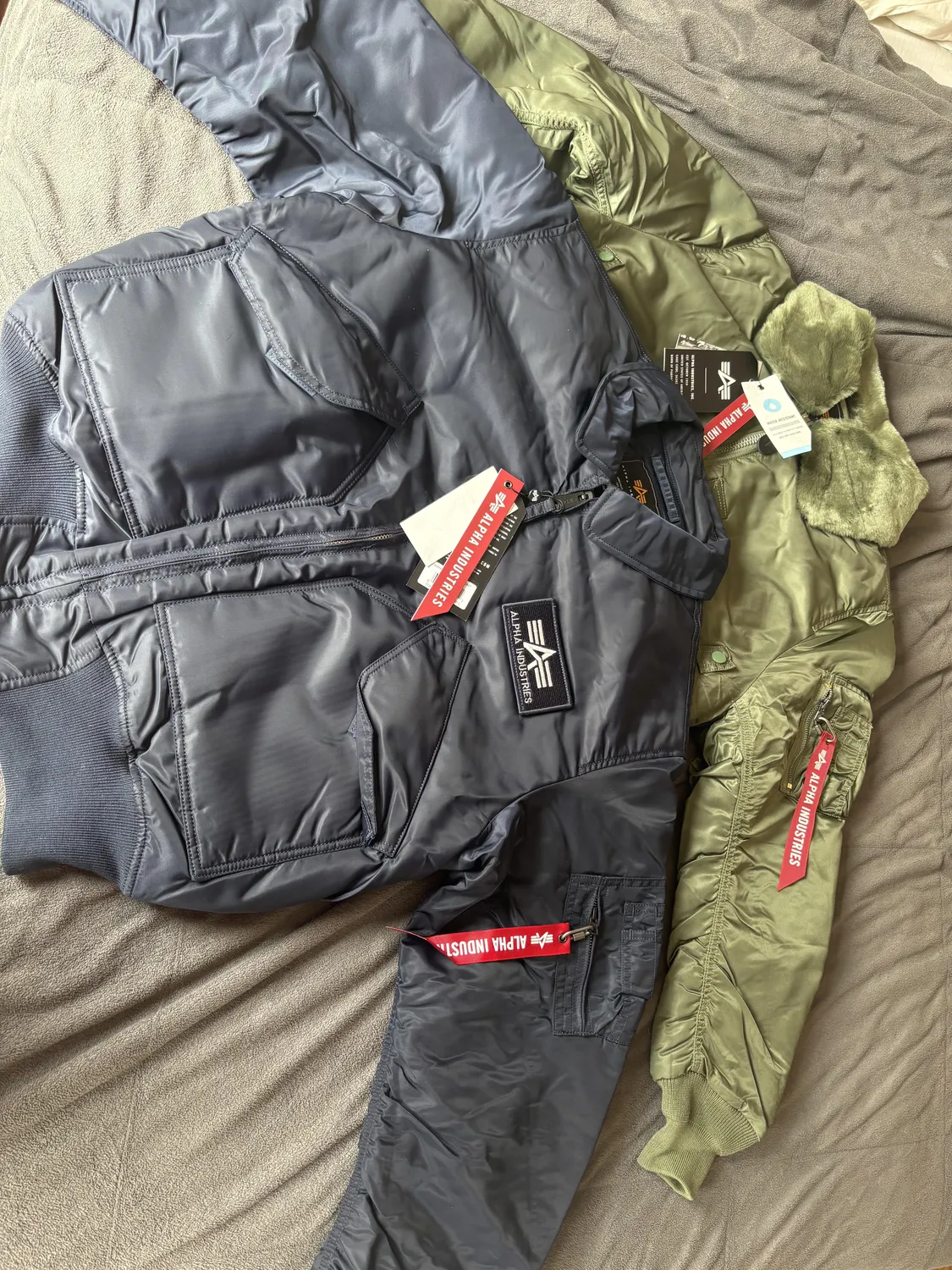 Alpha Industries B-15 Heritage geaca bomber sage green