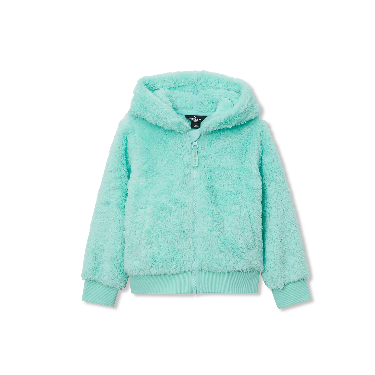Eddie Bauer Quest geacă polar copii cu glugă crem pufoasă