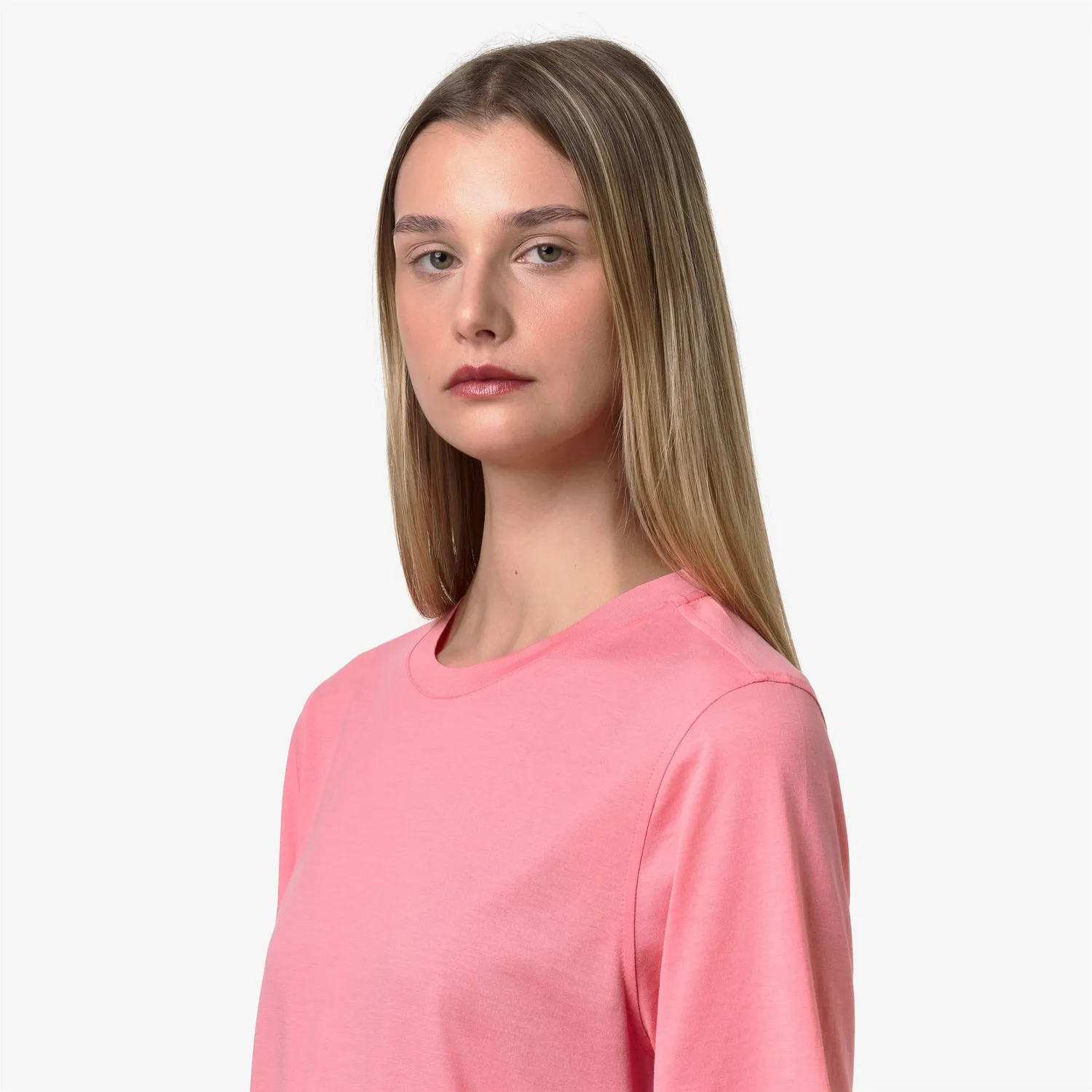 K-Way Gabillou Cotton Silk tricou dama roz din bumbac