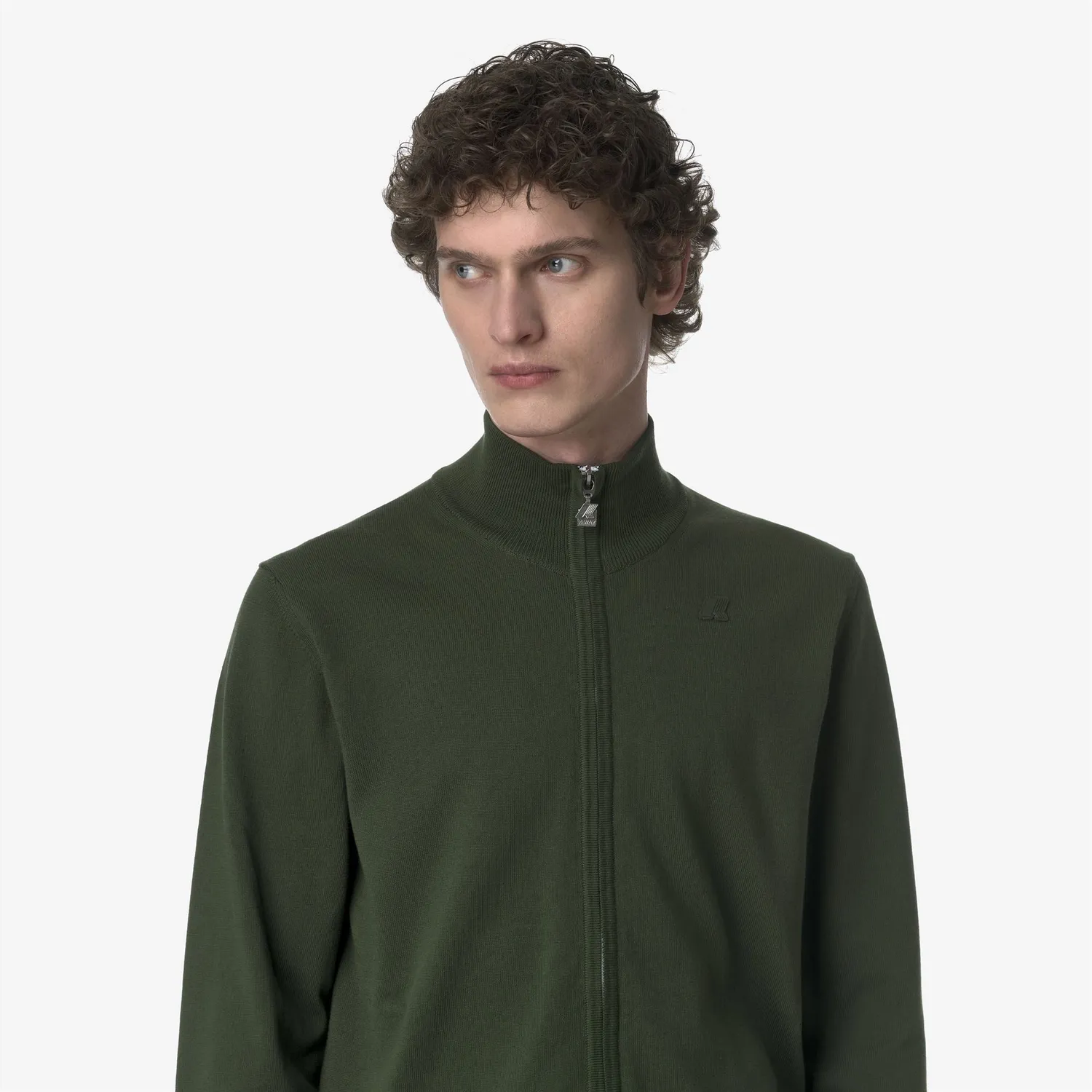 K-Way Finny Cotton PS cardigan barbati verde africa