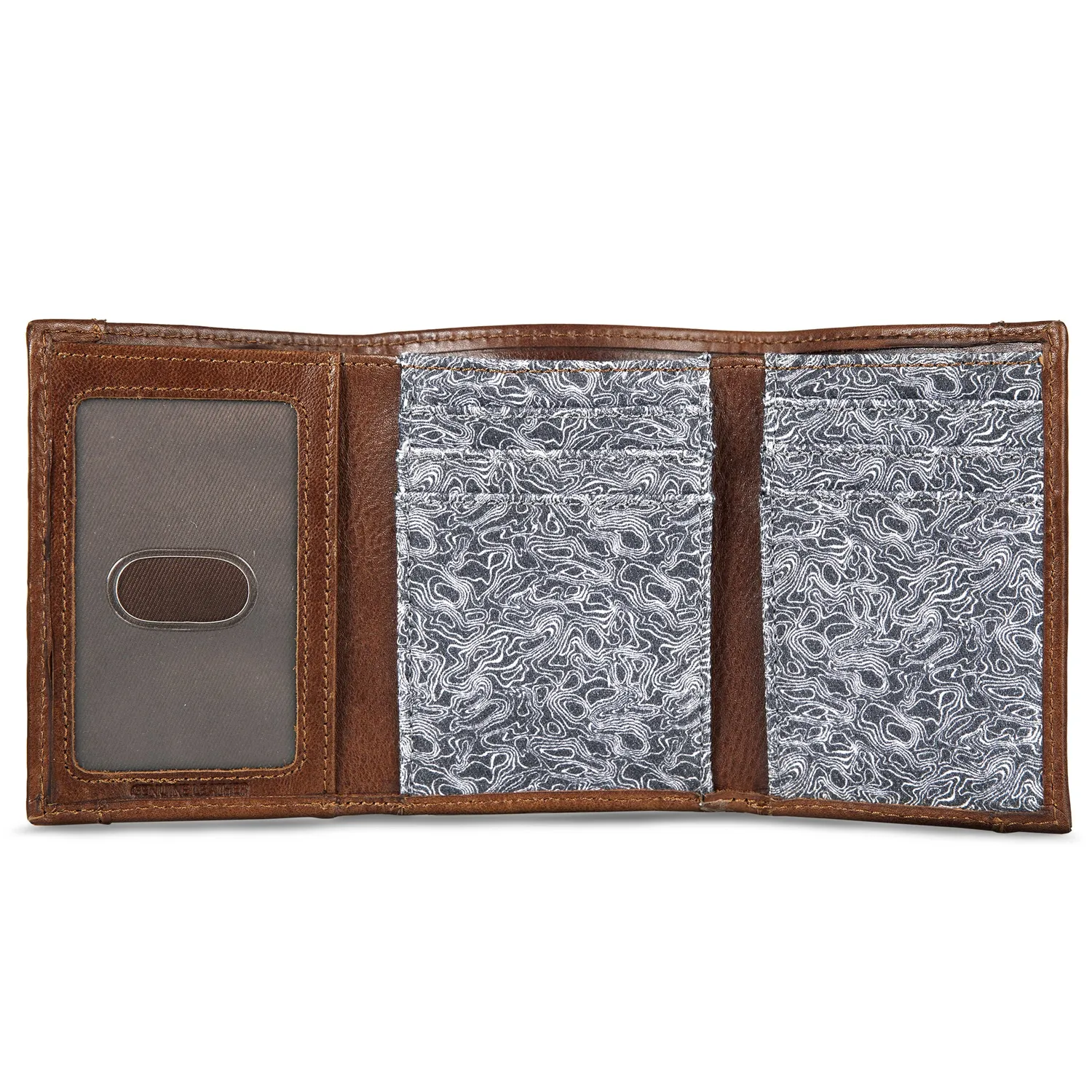 Portofel Eddie Bauer Pioneer Trifold gri RFID
