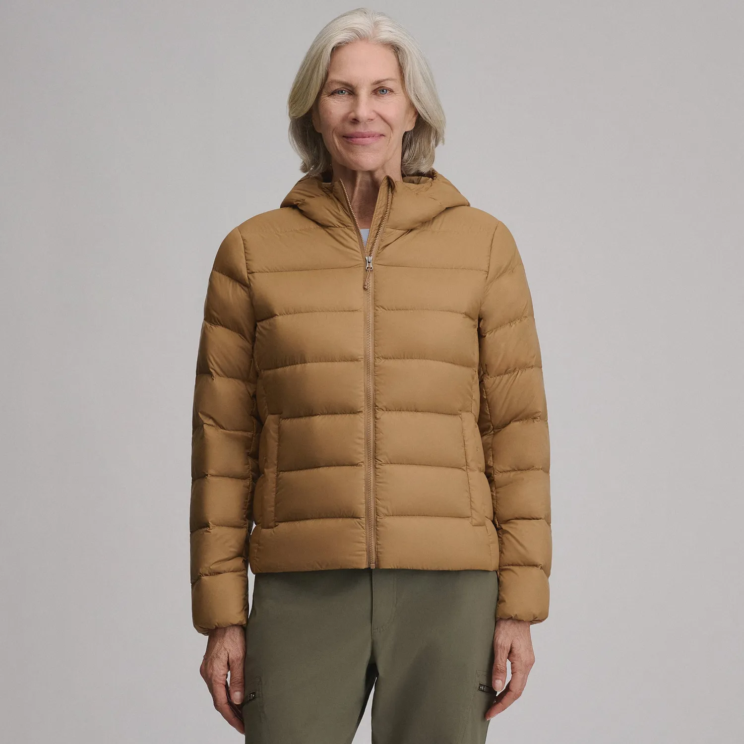 Eddie Bauer CirrusLite geacă puf damă neagră cu glugă