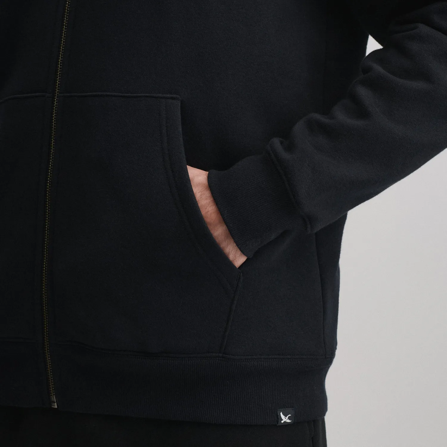 Eddie Bauer Vintage Soft hanorac fermoar black