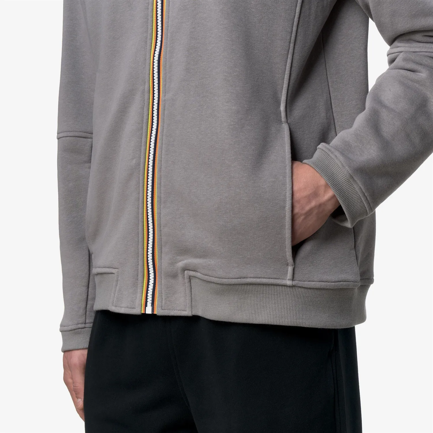 K-Way Prosper Poly Cotton hanorac unisex gri calduros
