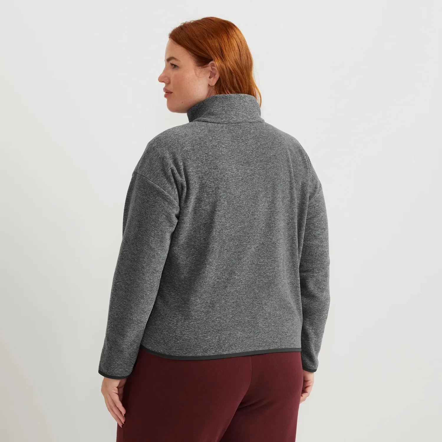 Eddie Bauer Quest 2.0 geacă fleece full-zip Vintage Rose moale