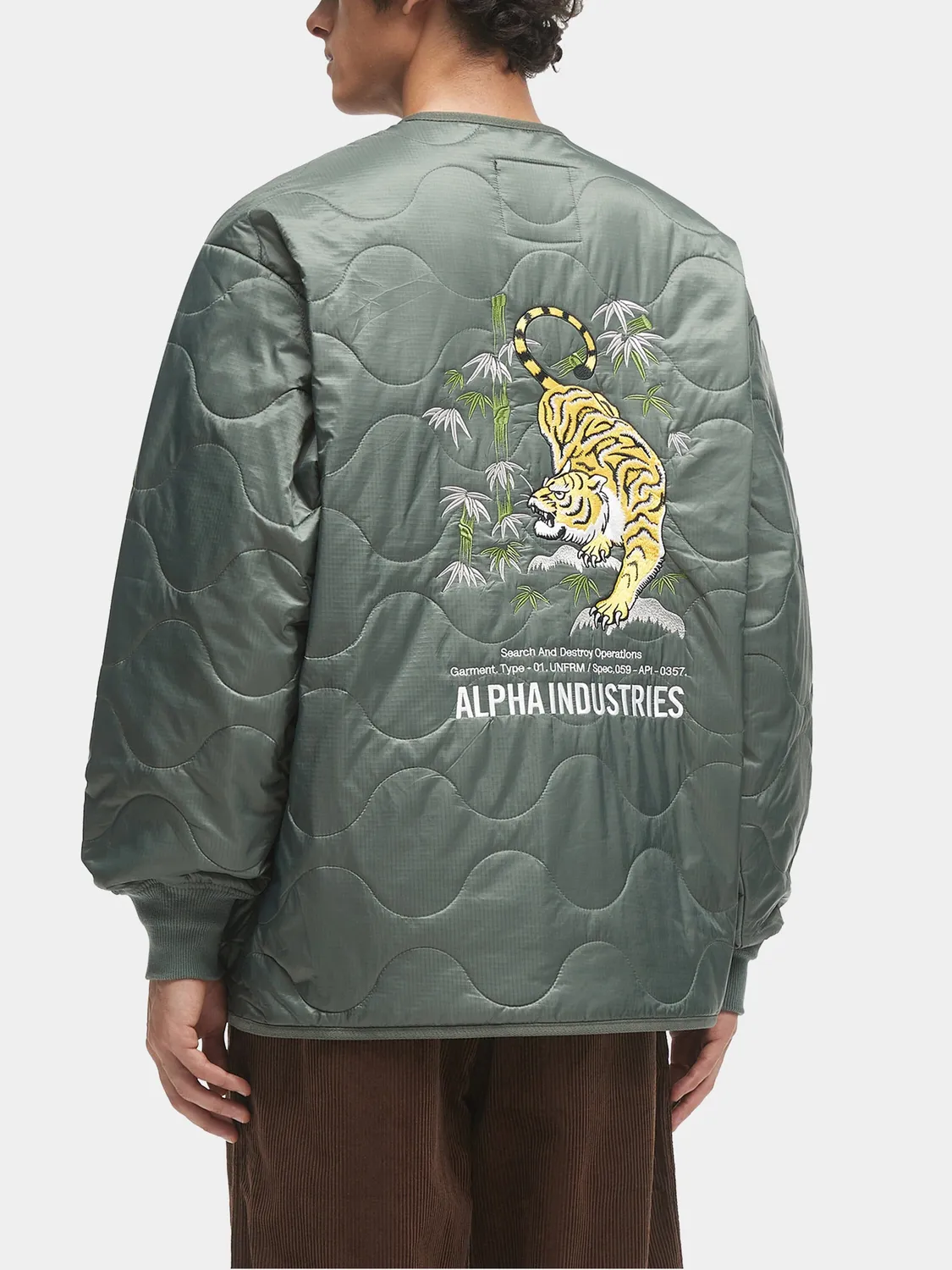 Alpha Industries UNFRM Tiger Liner geaca olive matlasata