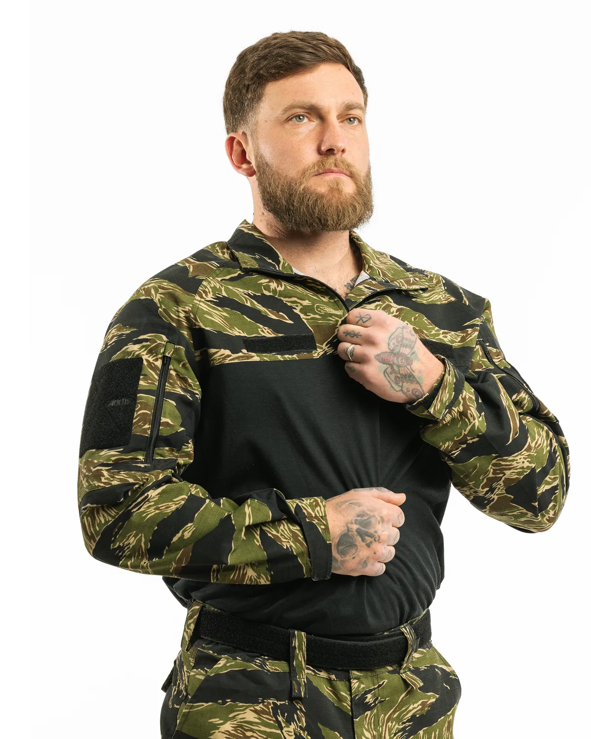 Arktis Field UBACS bluza tactica Tiger Stripe ignifuga
