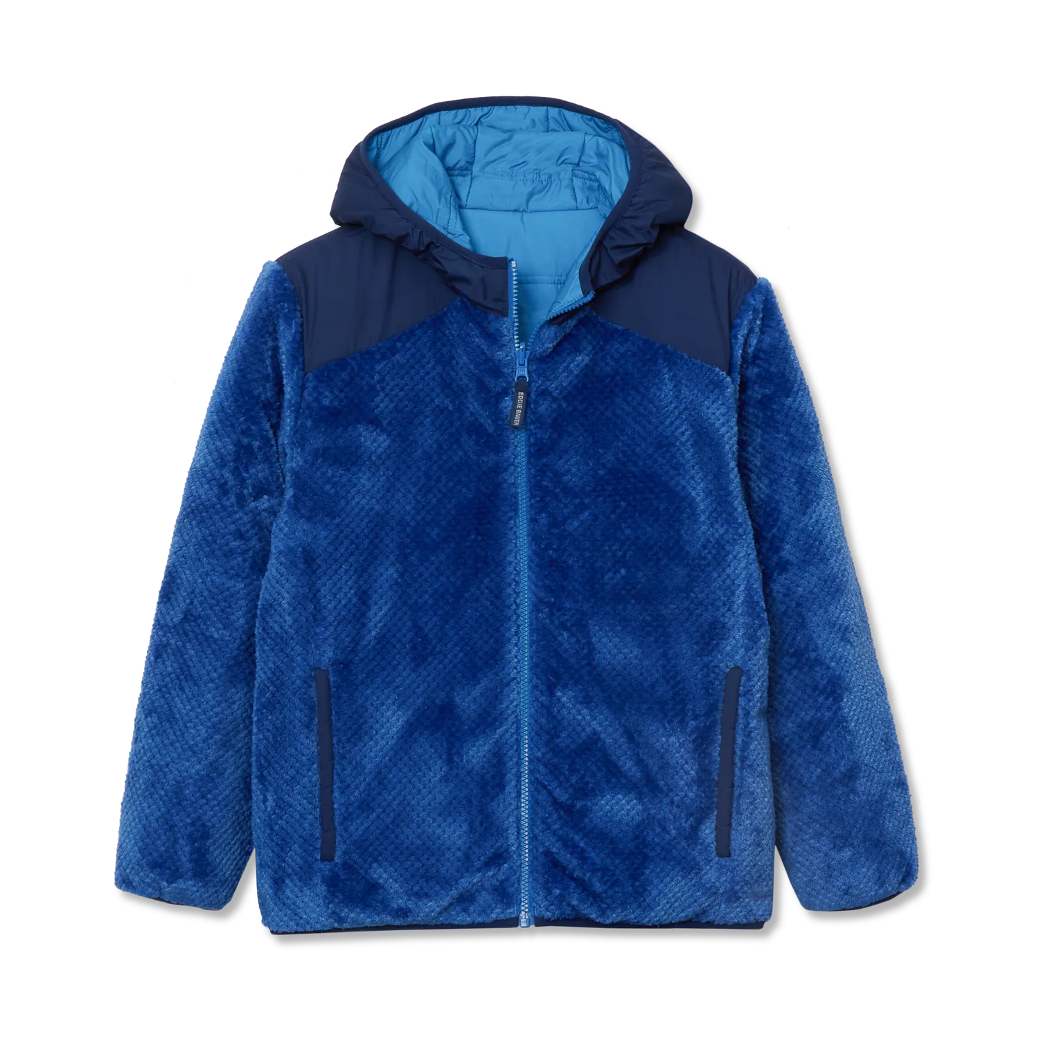 Eddie Bauer Deer Harbor geaca reversibila baieti bleumarin