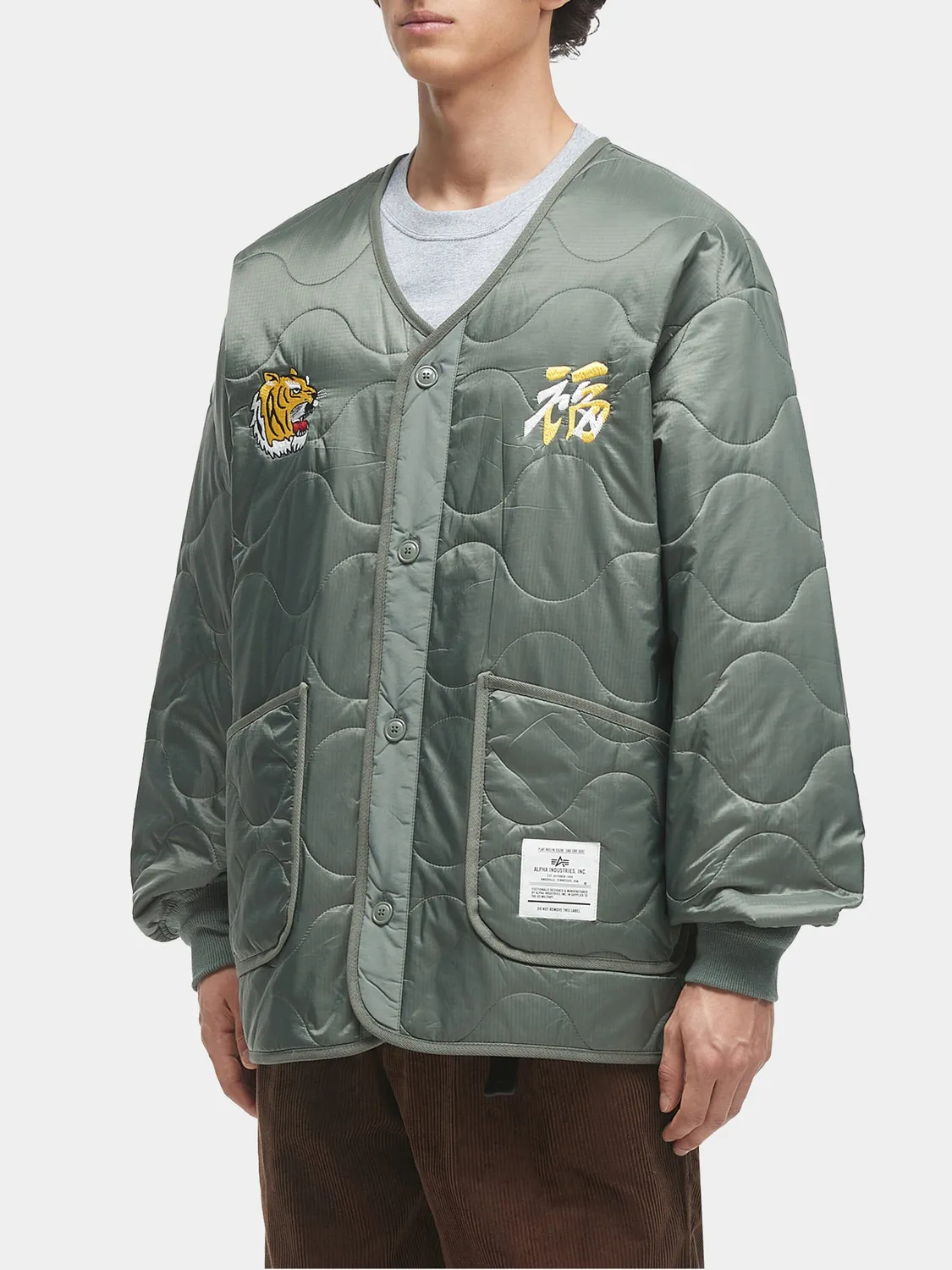 Alpha Industries UNFRM Tiger Liner geaca olive matlasata