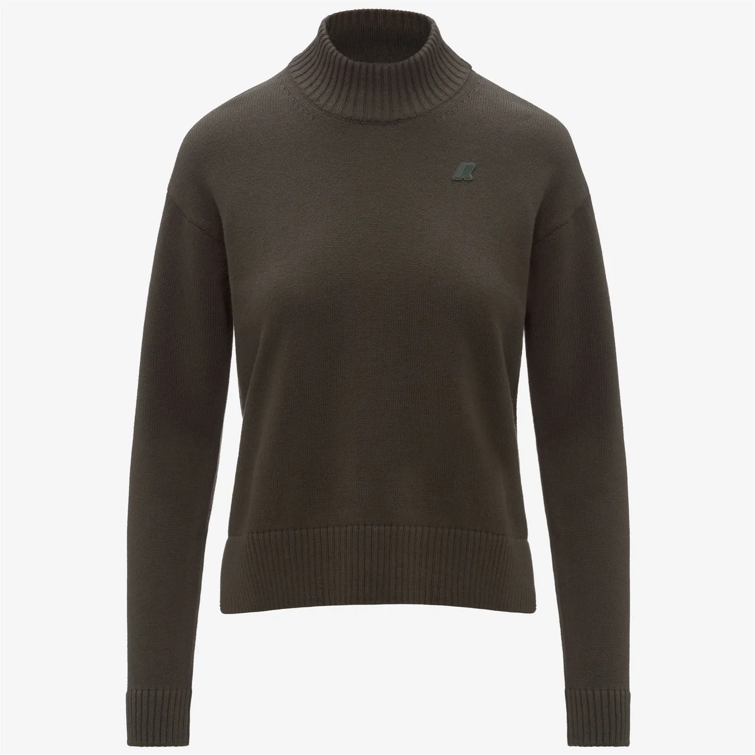 K-Way Agata Cotton Cashmere pulover verde damă