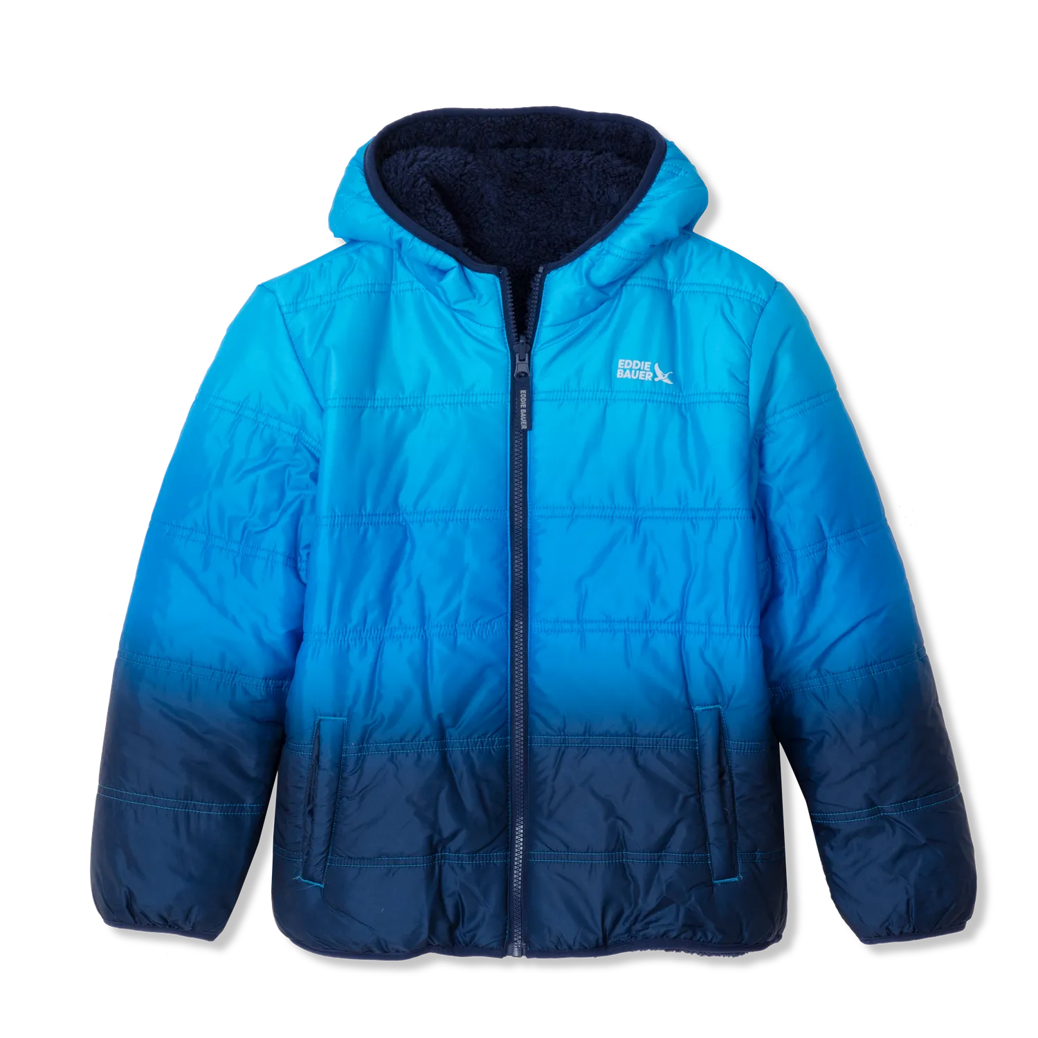 Geaca Eddie Bauer Deer Harbor baieti reversibila negru