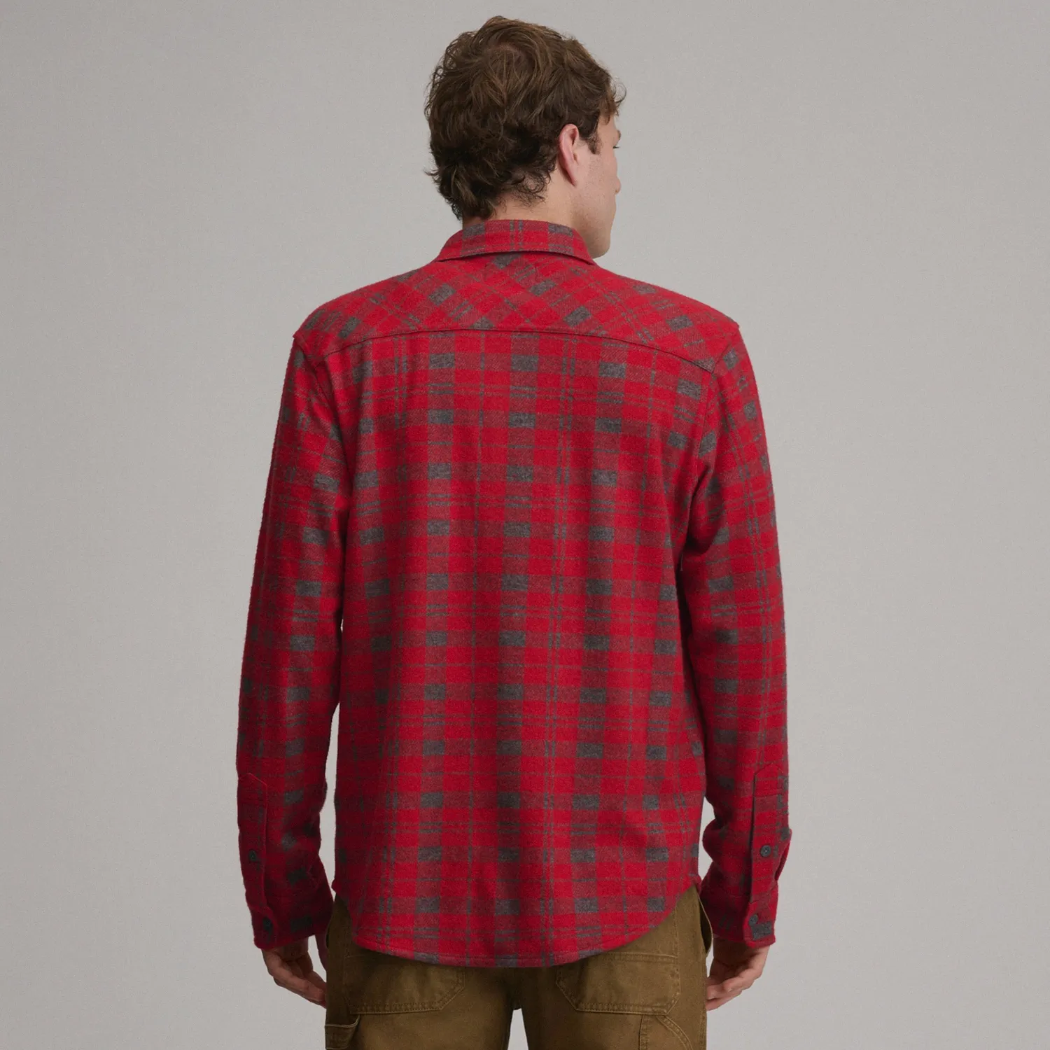 Eddie Bauer Soft Knit Shirt camasa barbati Carbon tricot moale
