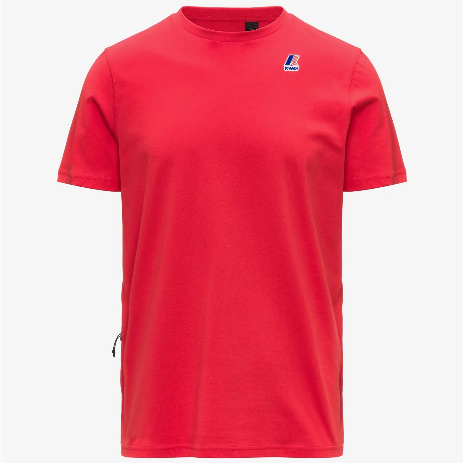 K-Way Leonide tricou unisex rosu bumbac pliabil