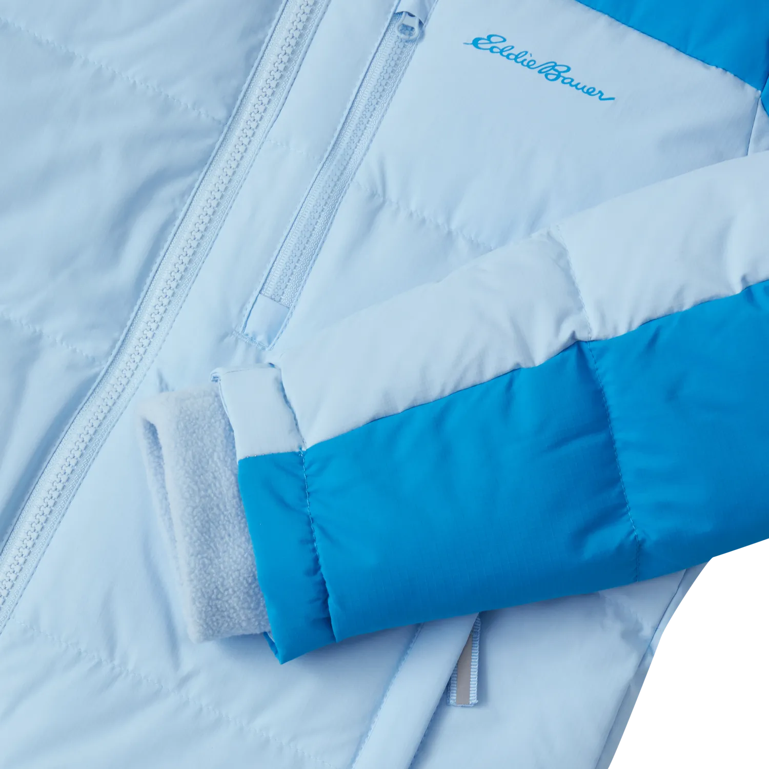Eddie Bauer Classic geaca puf fete Peacoat cu gluga