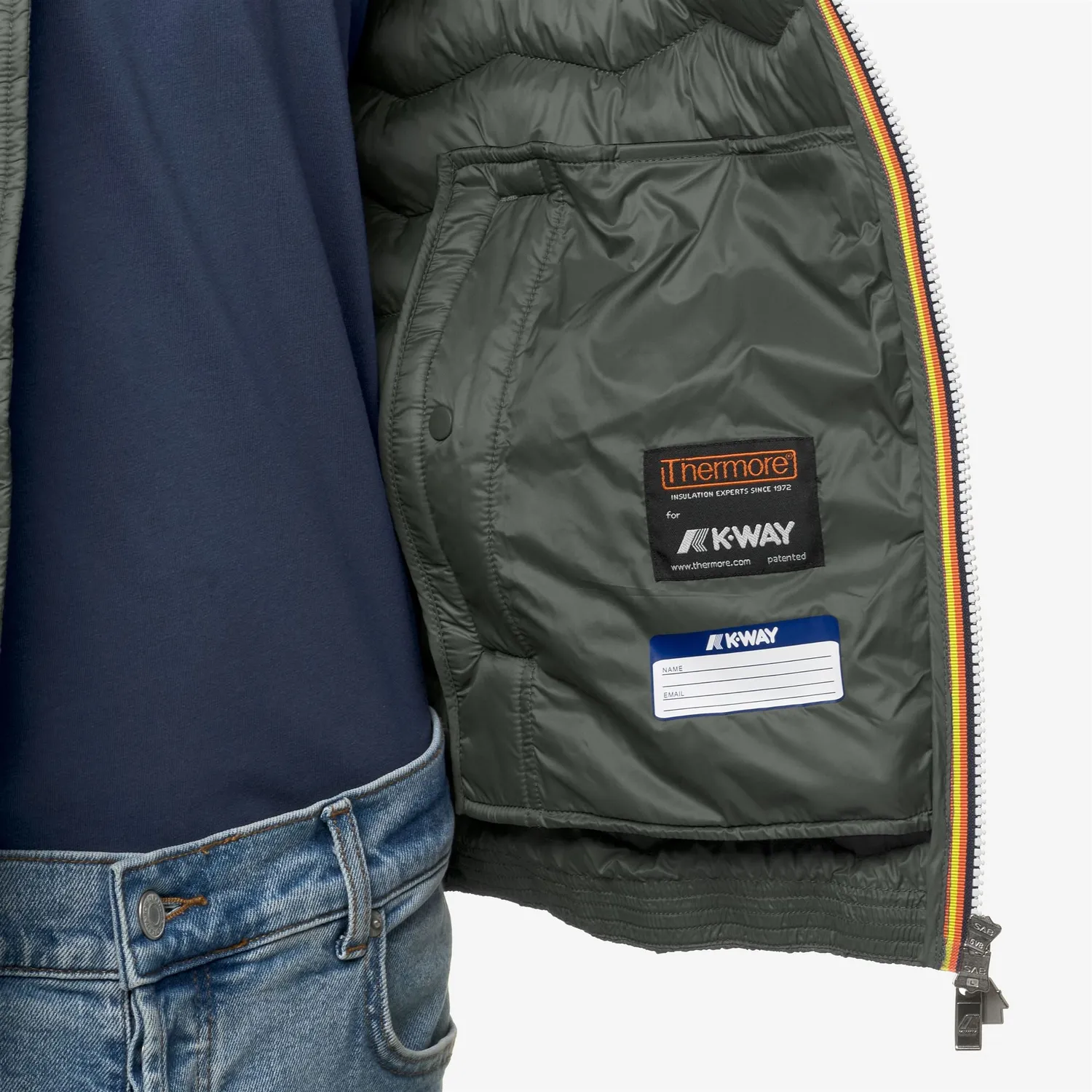K-Way Jack Quilted Warm geacă bărbați verde matlasată