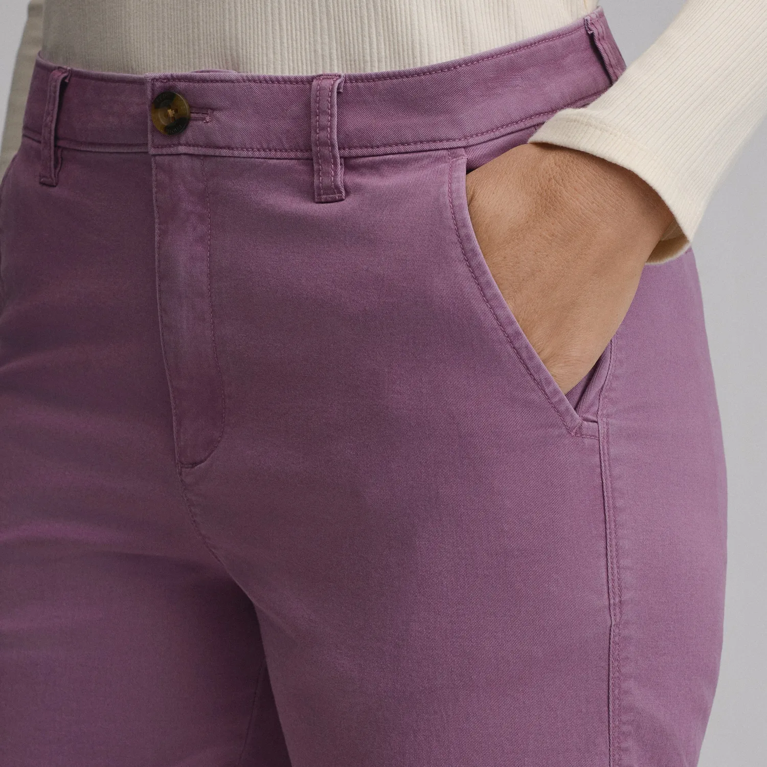 Eddie Bauer Legend Wash pantaloni dama bej bumbac moale