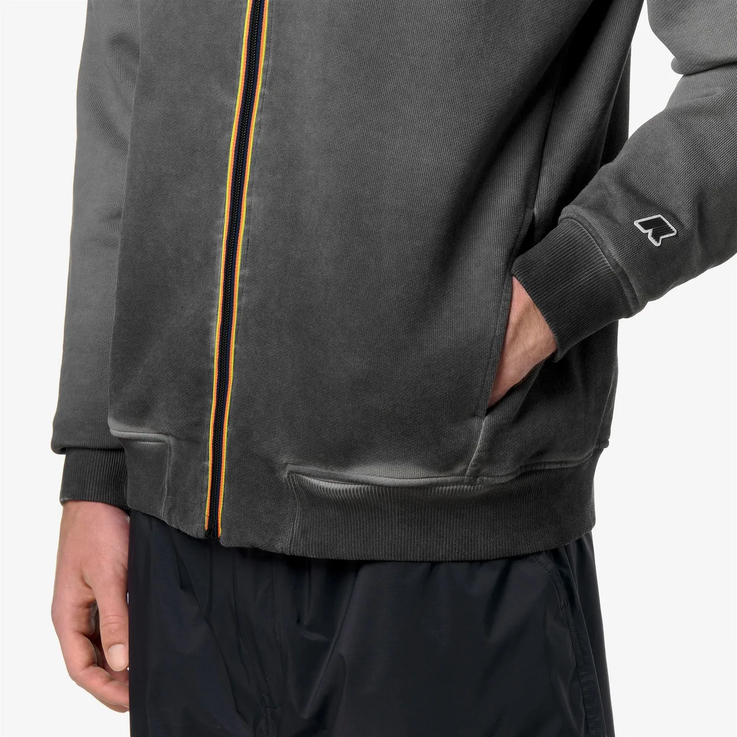 K-Way Action Rainer LF hanorac negru oversize bumbac