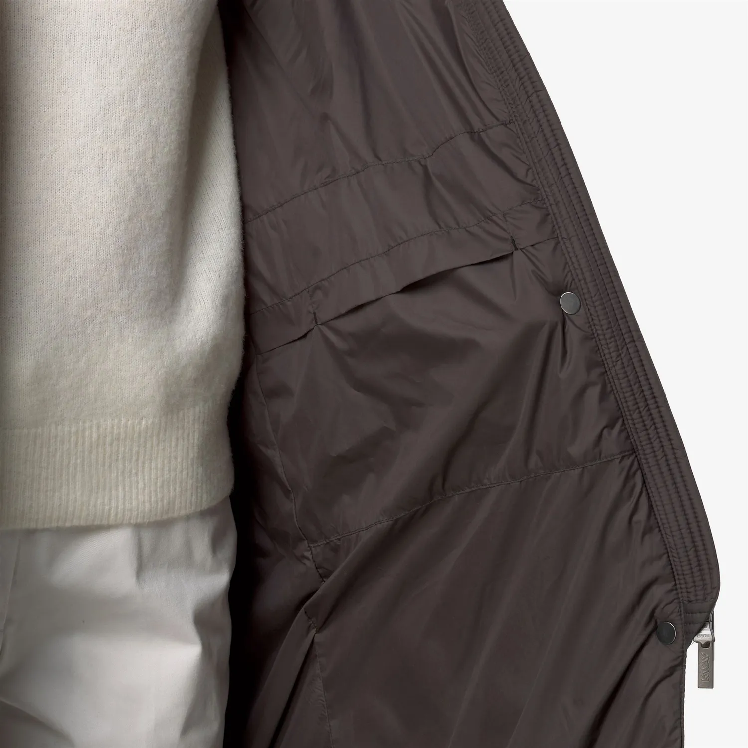 K-Way Ruenne Thermo Microfiber palton dama puf