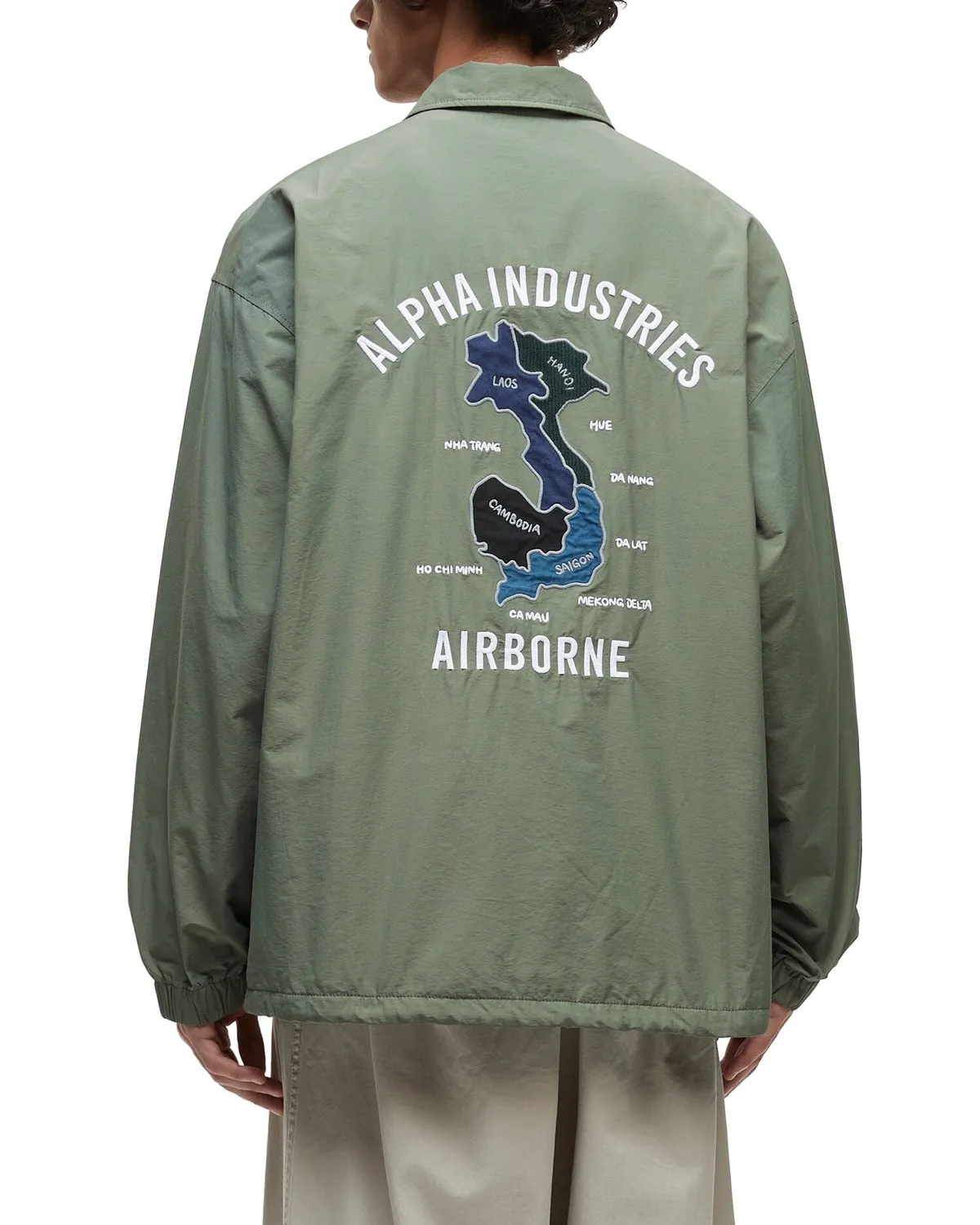 Alpha Industries UNFRM Coach geaca olive fleece