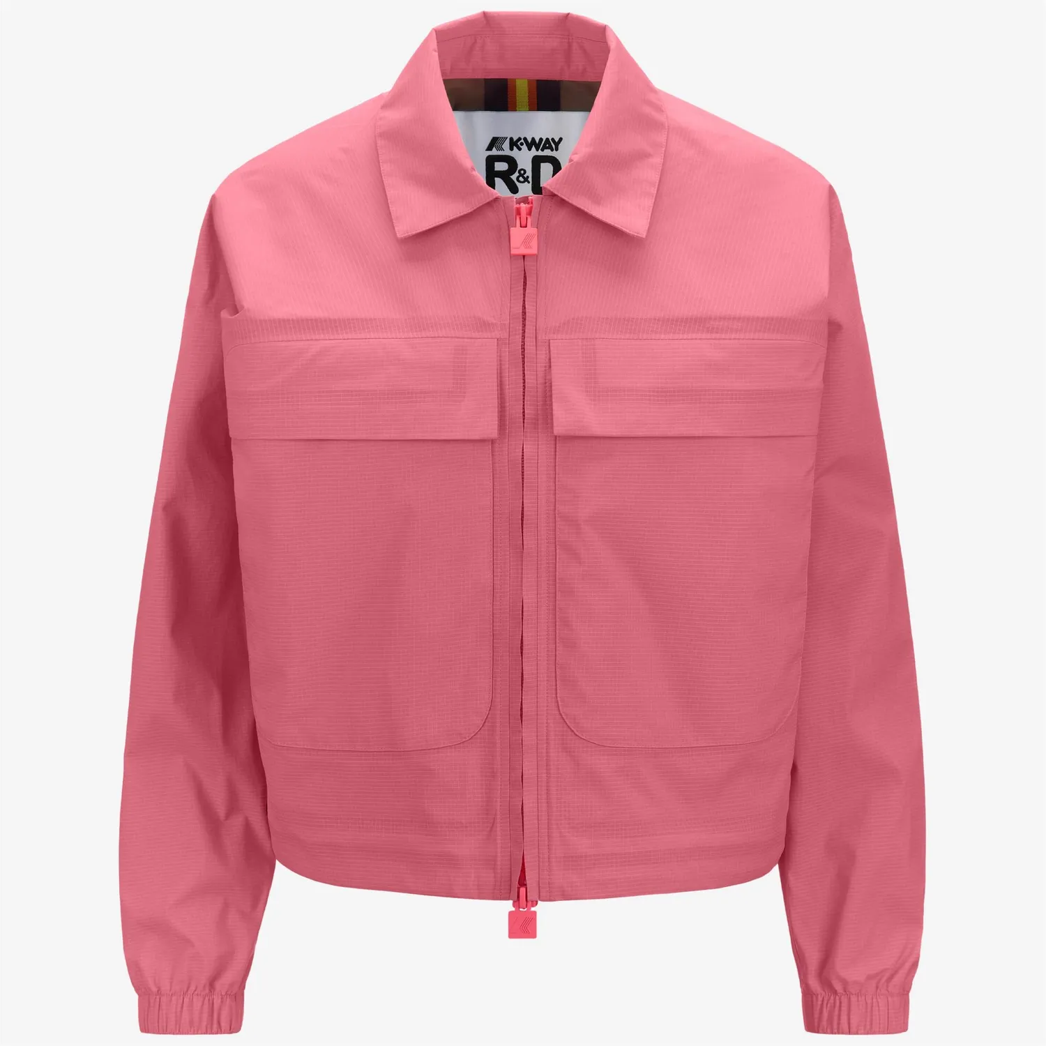 K-Way Soisir geaca scurta Pink Camellia impermeabila