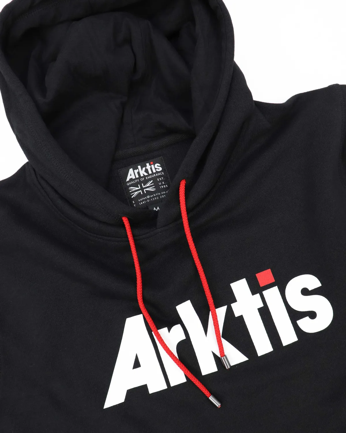 Arktis Original Logo hanorac negru slim fit