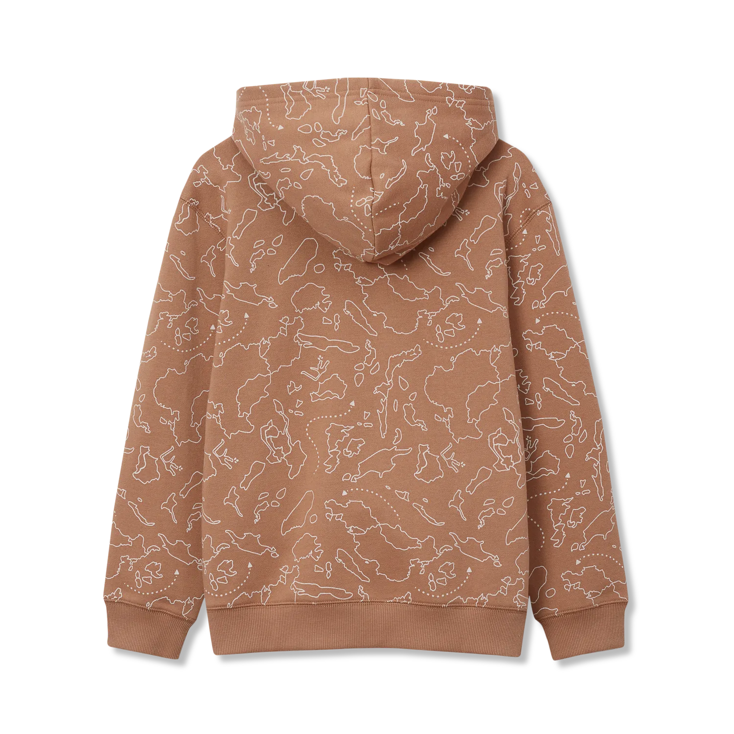 Eddie Bauer Camp Fleece hanorac baieti cu gluga bumbac