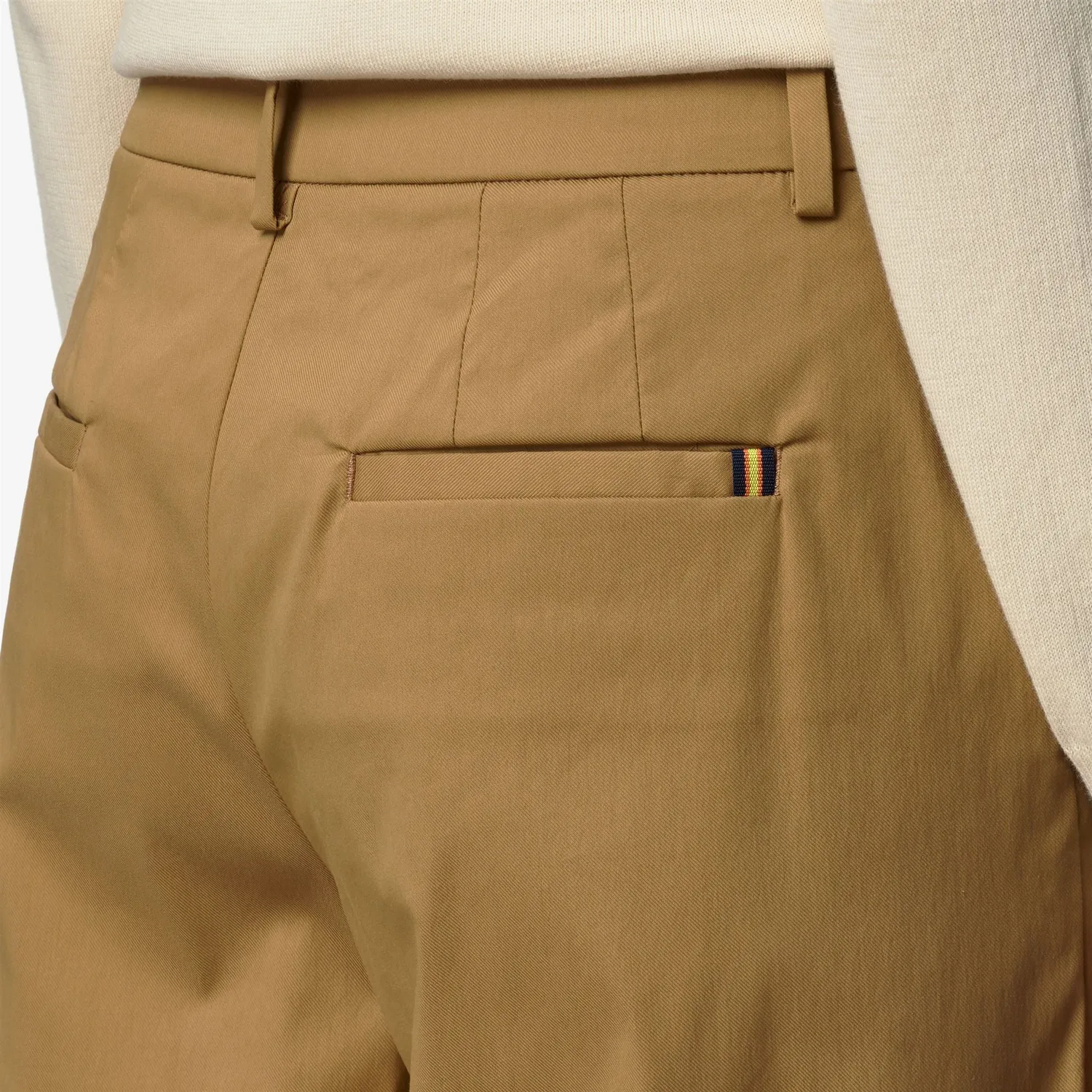K-Way Tya pantaloni chino dama Brown Bistre elastici