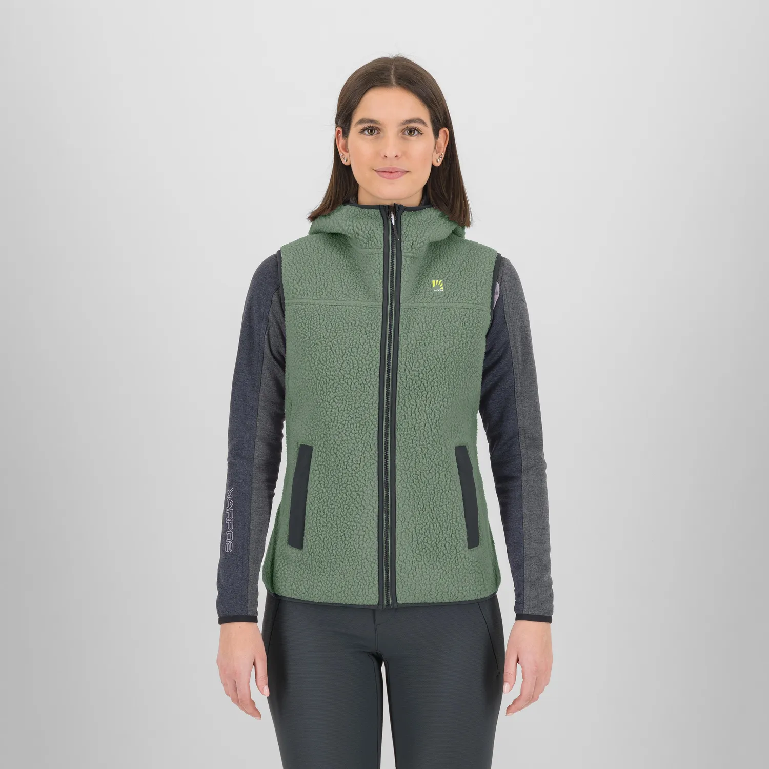 Karpos Moiazza Retro Hoodie W vesta dama fleece calduroasa