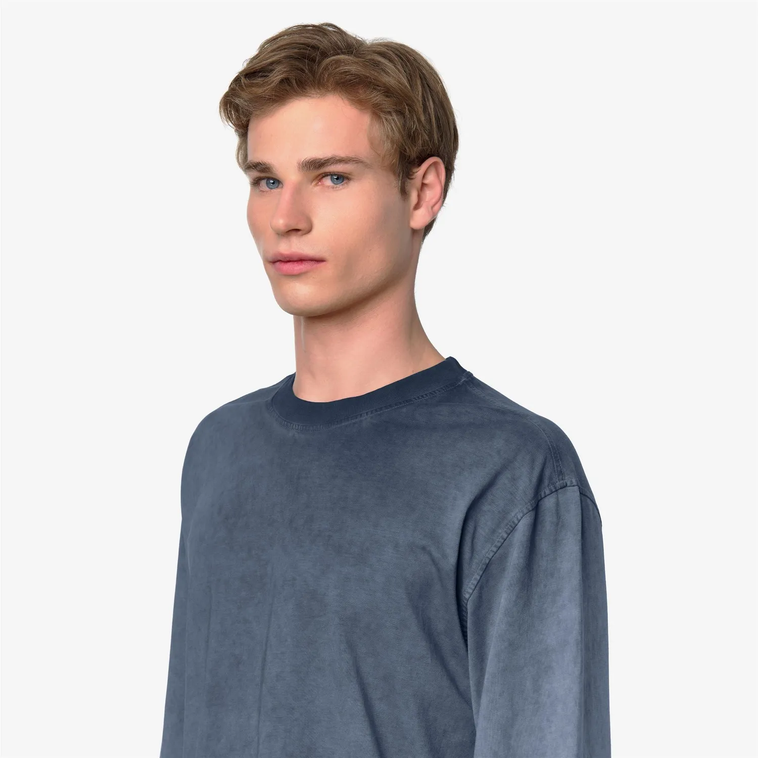 K-Way Nardo LF tricou barbati albastru maneca lunga