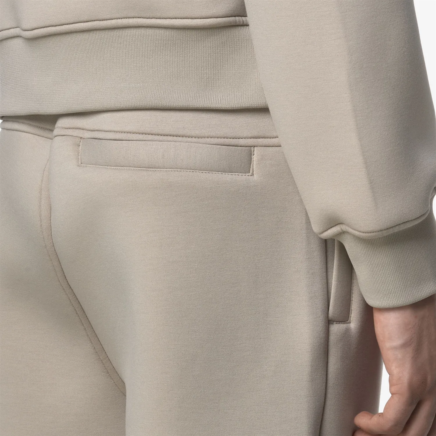 K-Way Micka Spacer pantaloni sport Beige Cashmere caldurosi