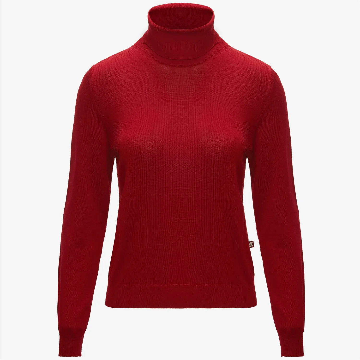 K-Way Susie Merino pulover Red Dk Tomato lana merinos