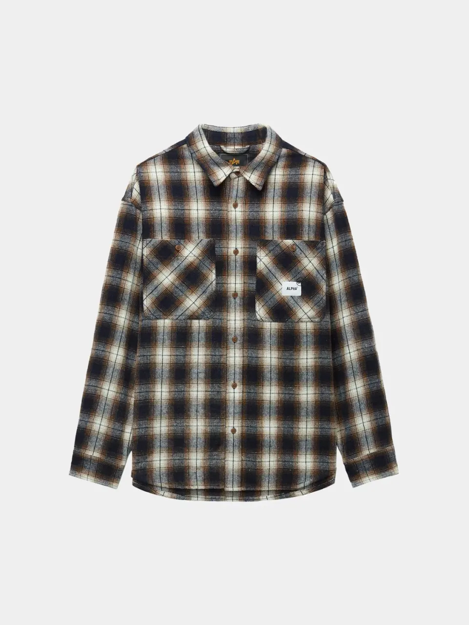 Alpha Industries UNFRM Flannel camasa rust flanel