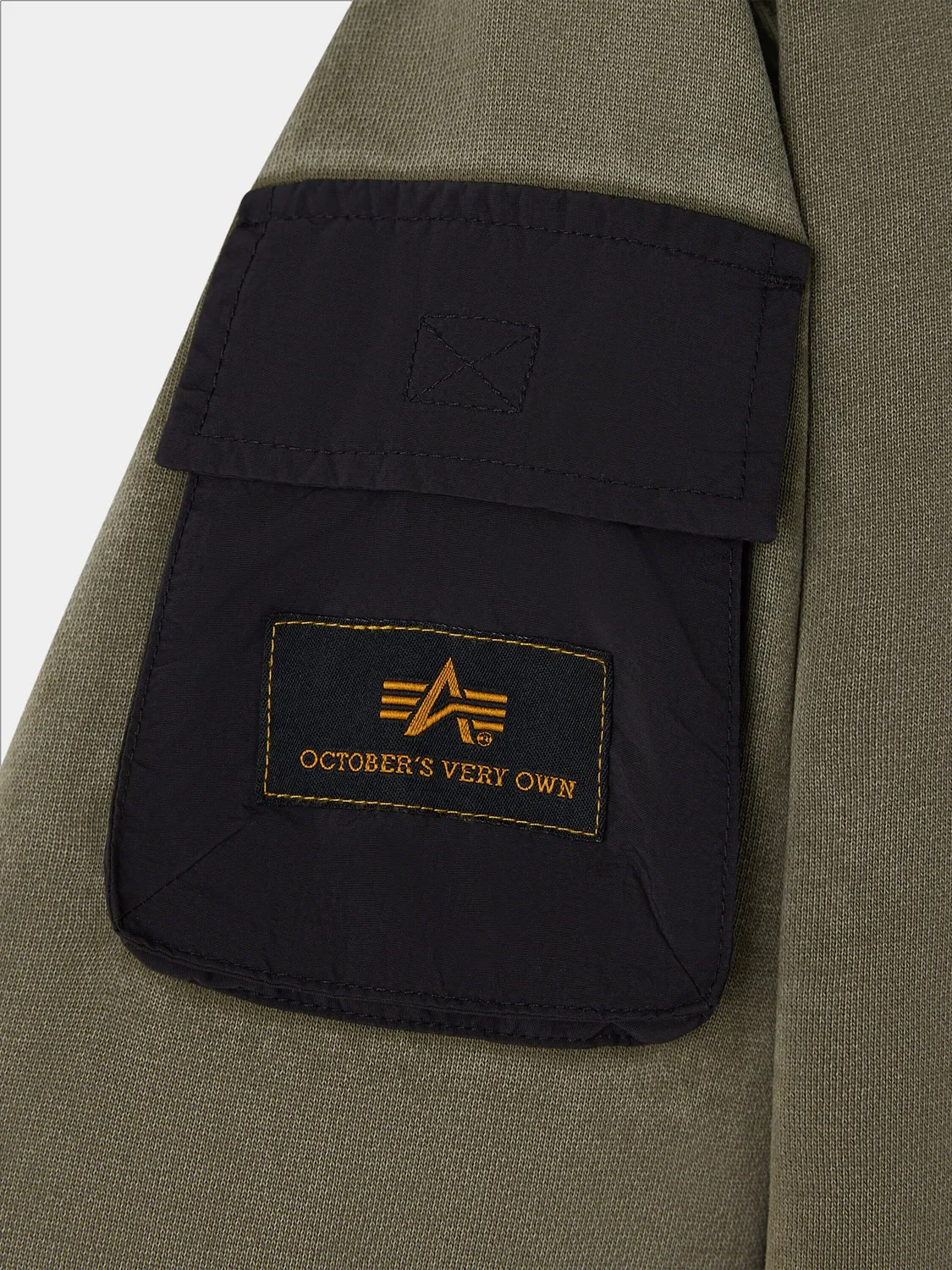 Alpha Industries OVO hanorac verde OG-107 cu gluga