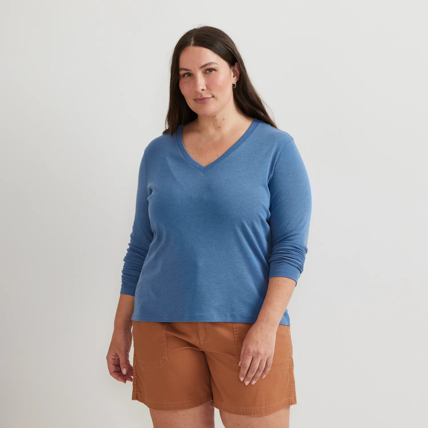 Eddie Bauer Everyday tricou damă mânecă lungă bumbac