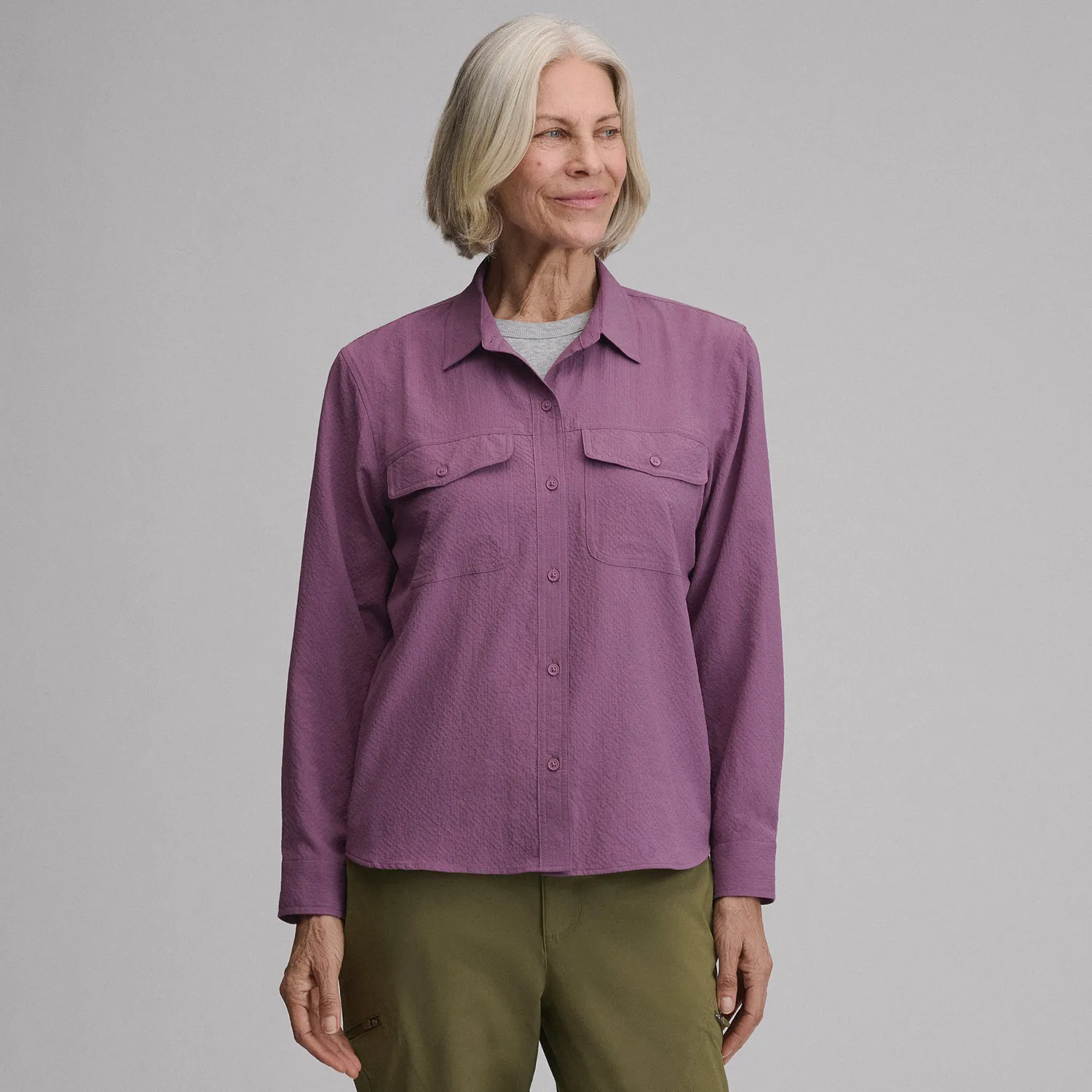 Eddie Bauer Mountain 3.0 cămașă damă Dusty Sage rapidă