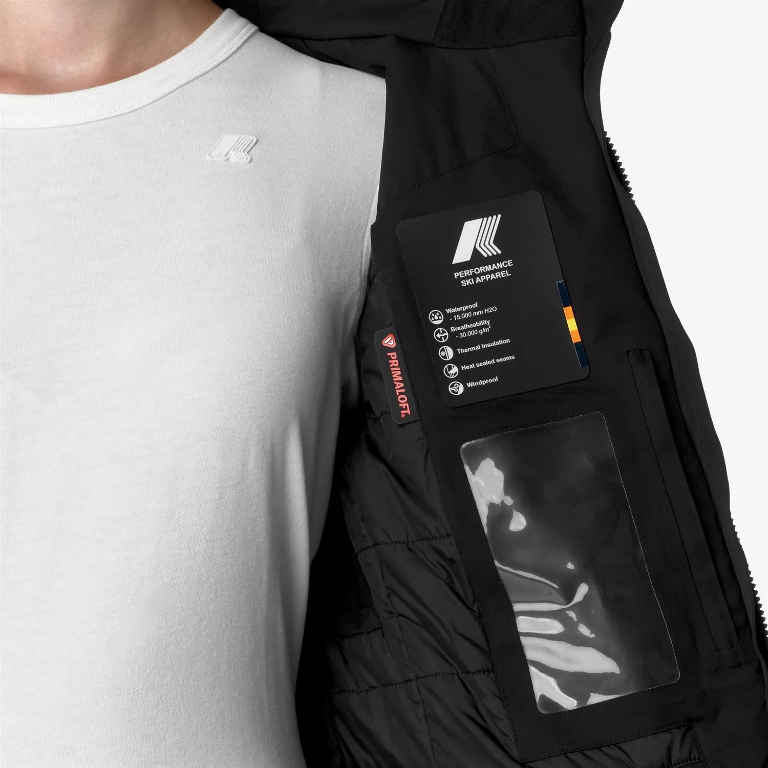 K-Way Chevril K1161DW geaca ski dama negru ultra-calduroasa