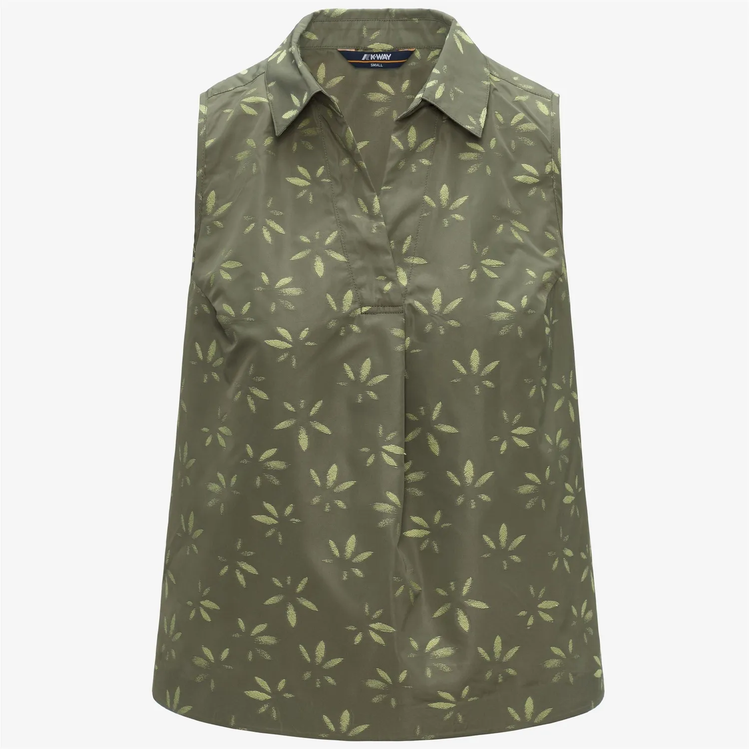 K-Way Anty Emby Jacquard camasa dama verde jacard