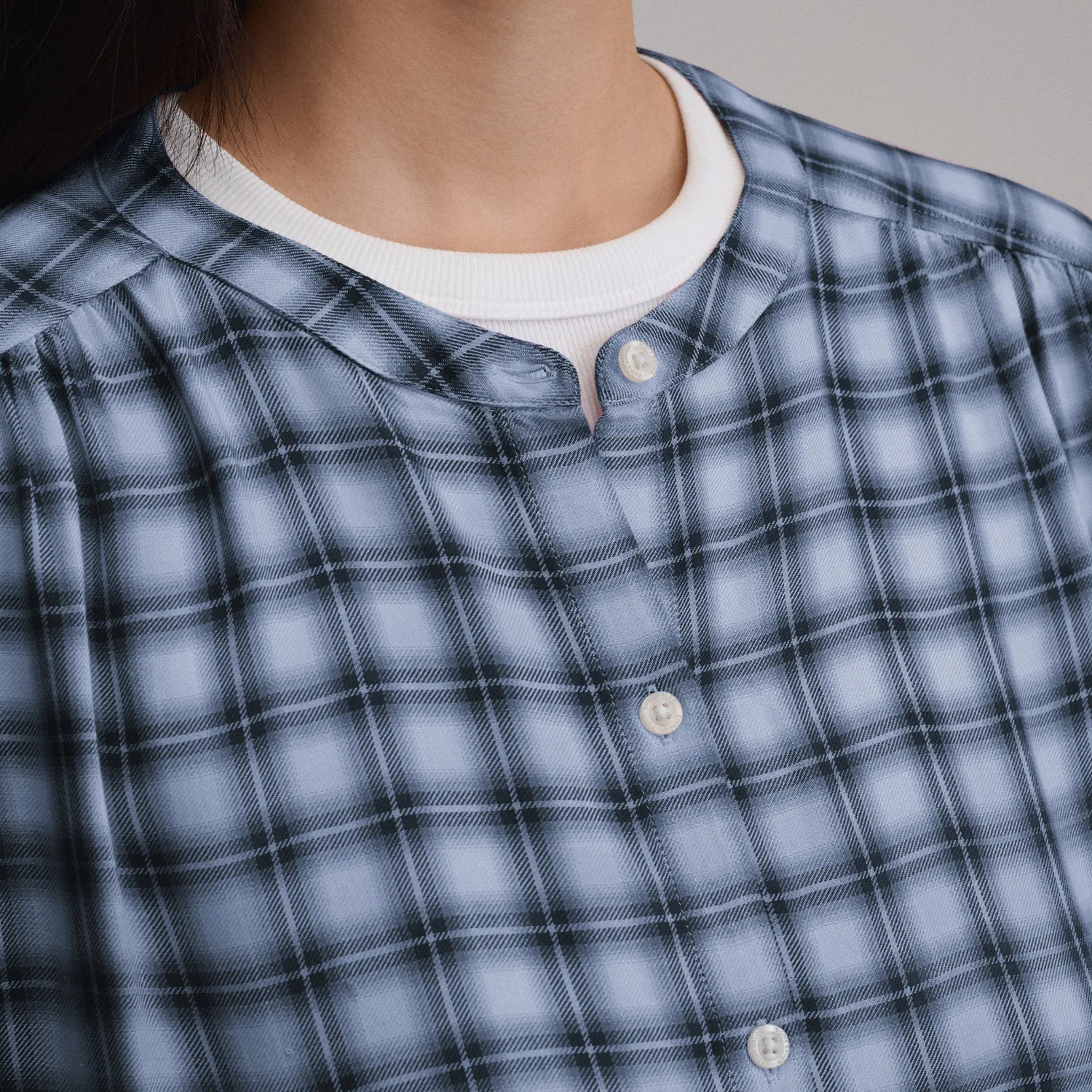 Eddie Bauer Drapey camasa dama carouri Blush