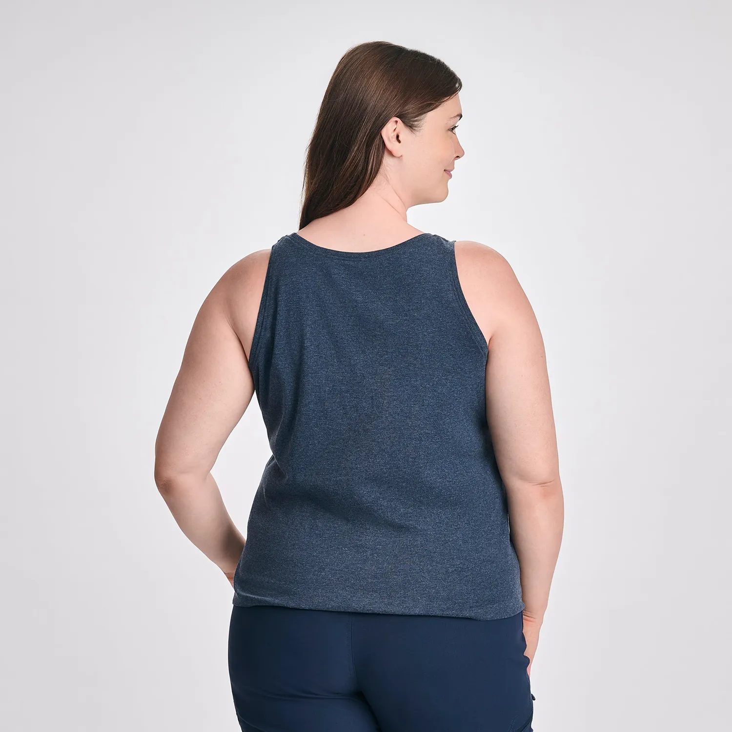Eddie Bauer Everyday Scoop-Neck Tank maiou galben bumbac