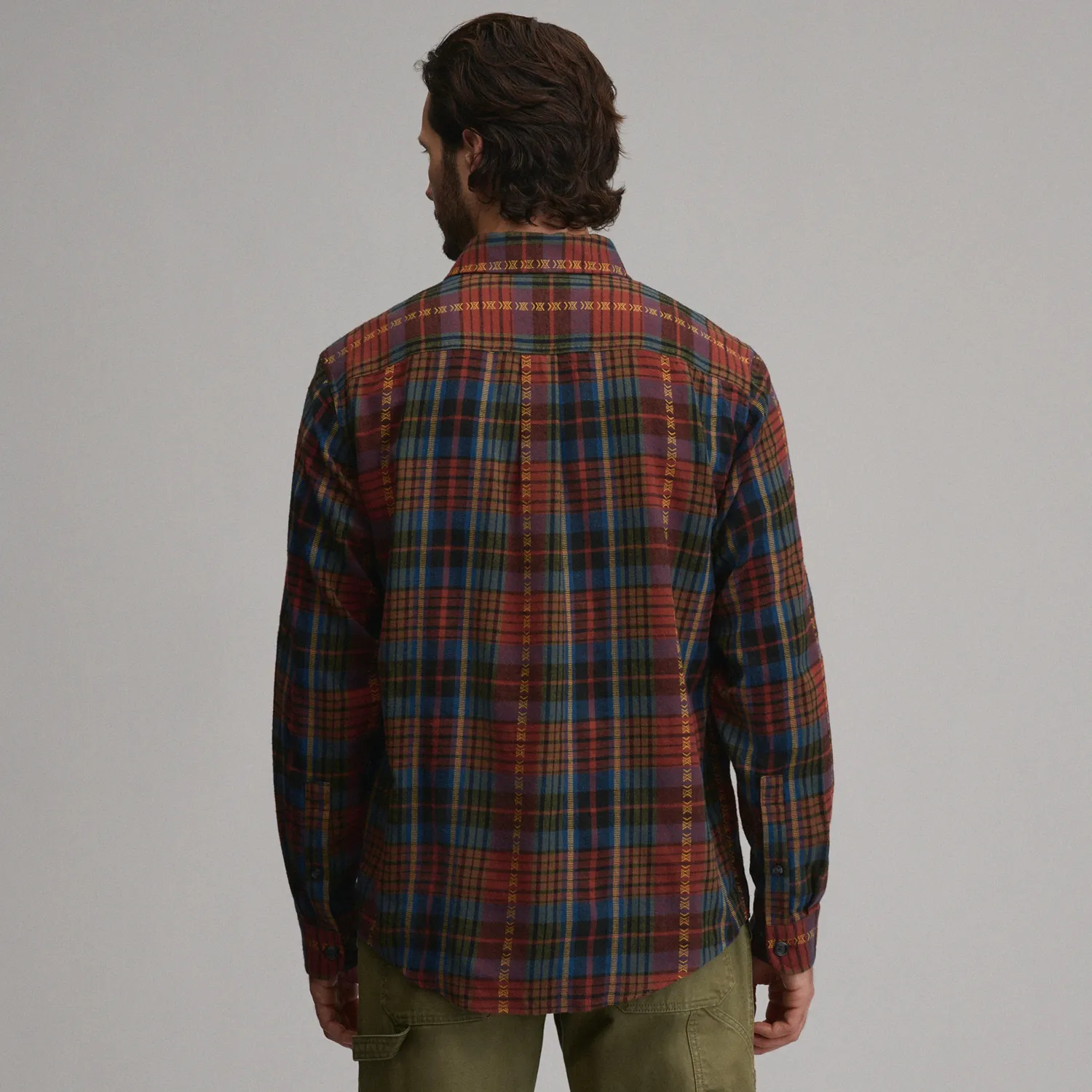 Eddie Bauer Cabin camasa flanel Sea Glass calduroasa