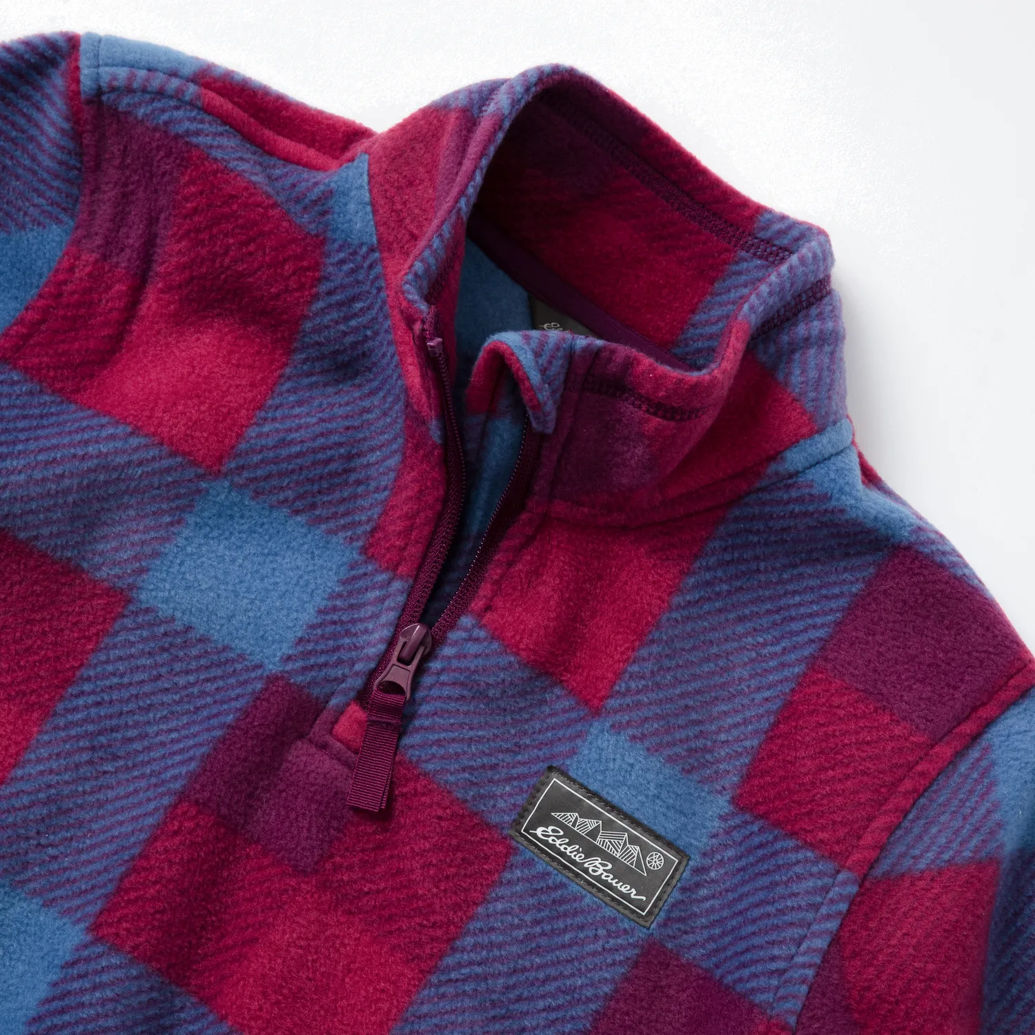 Eddie Bauer Quest Fleece 1/4-Zip Print bluza Pale Peach