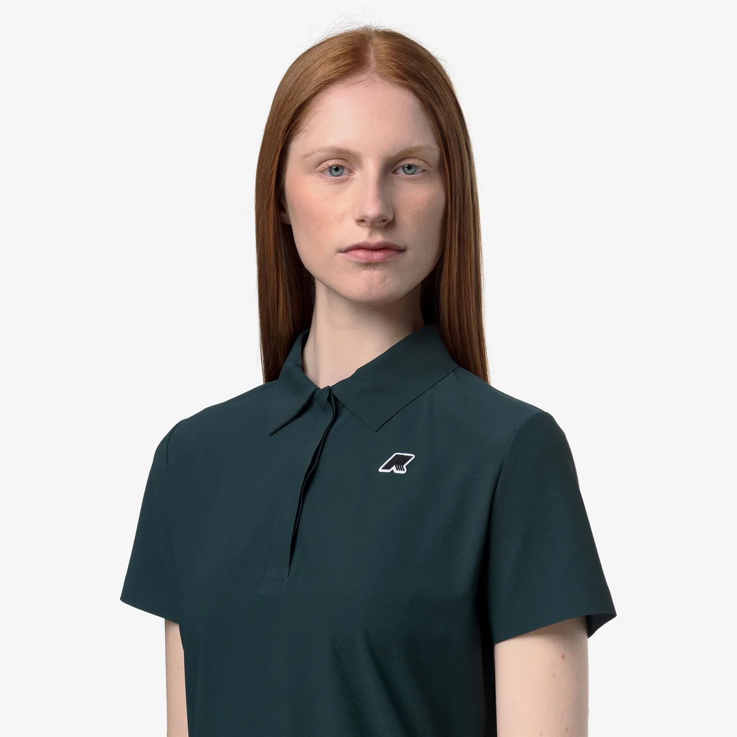 K-Way Birdie Golf tricou polo dama verde stretch
