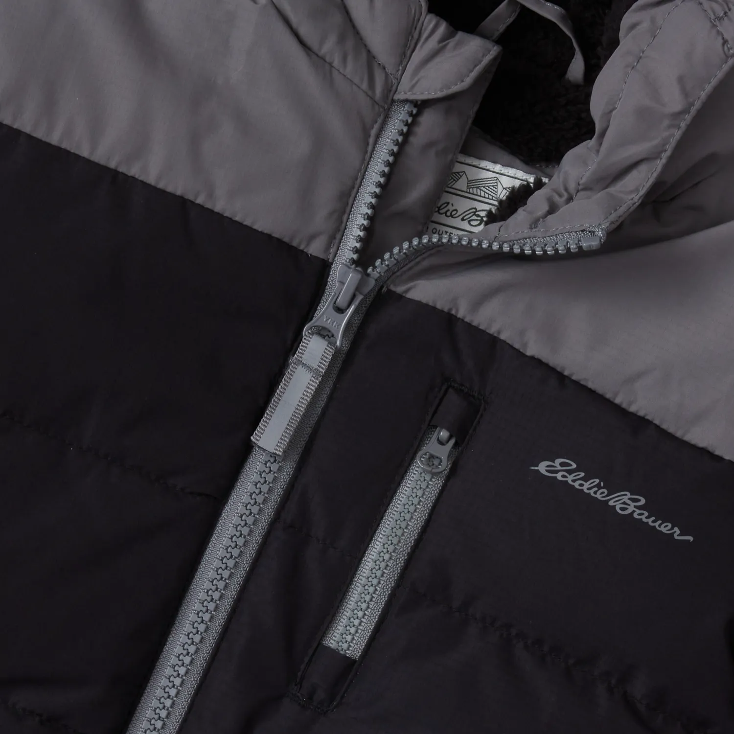 Eddie Bauer Classic Down geaca baieti neagra calduroasa