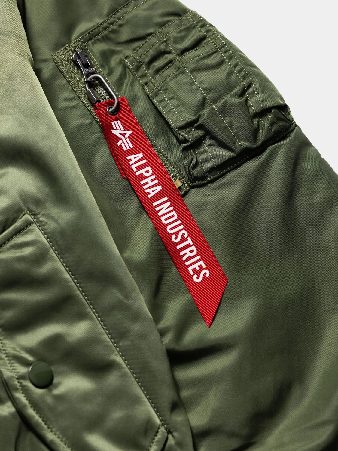 Alpha Industries Junya MA-1 geacă bomber sage reversibilă