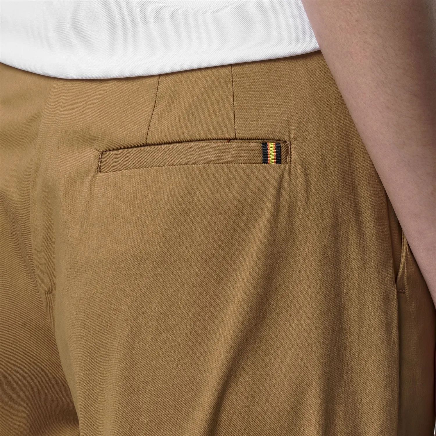 K-Way Eyre Twill Tech Golf pantaloni chino maro