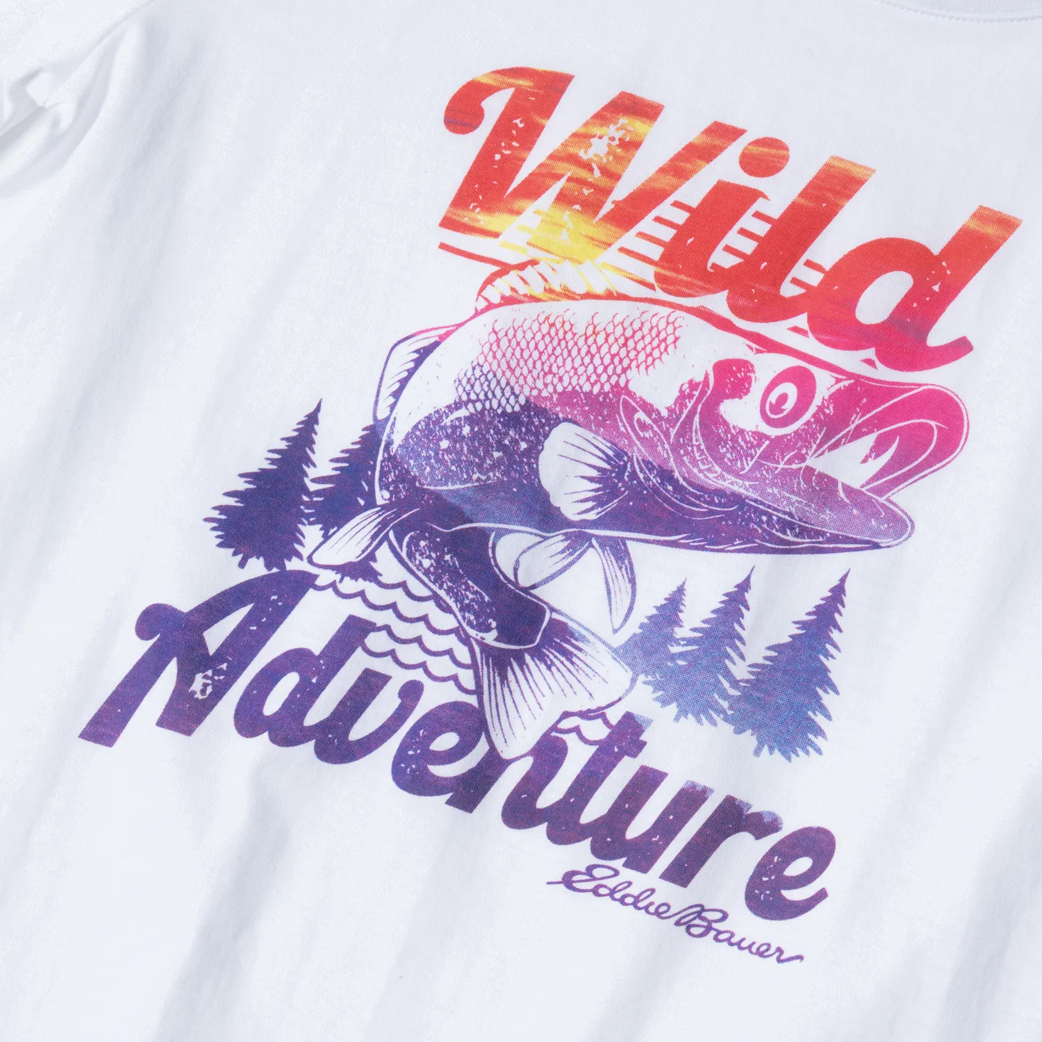 Eddie Bauer Graphic SS T-Shirt tricou baieti alb set 2 buc bumbac