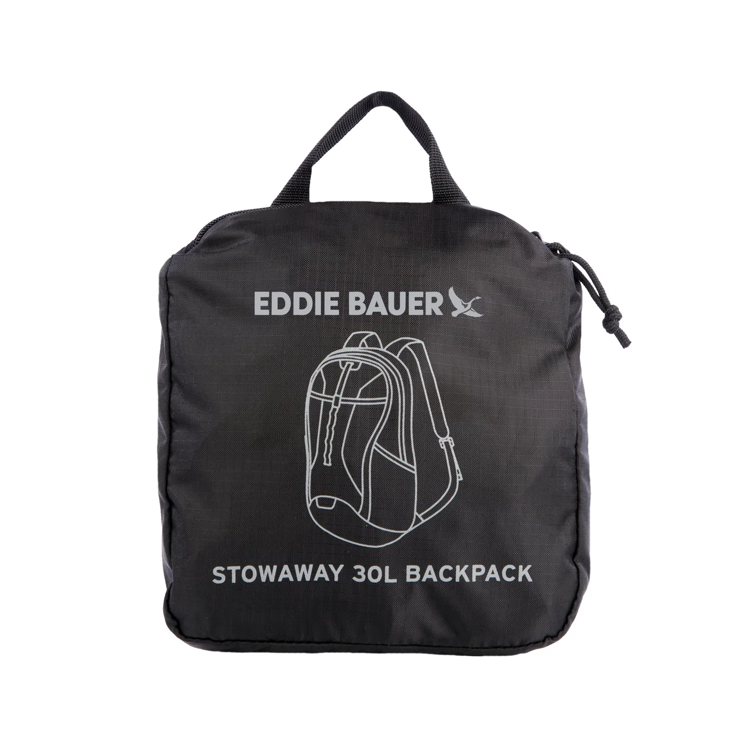 Eddie Bauer Stowaway rucsac 30L Negru pliabil