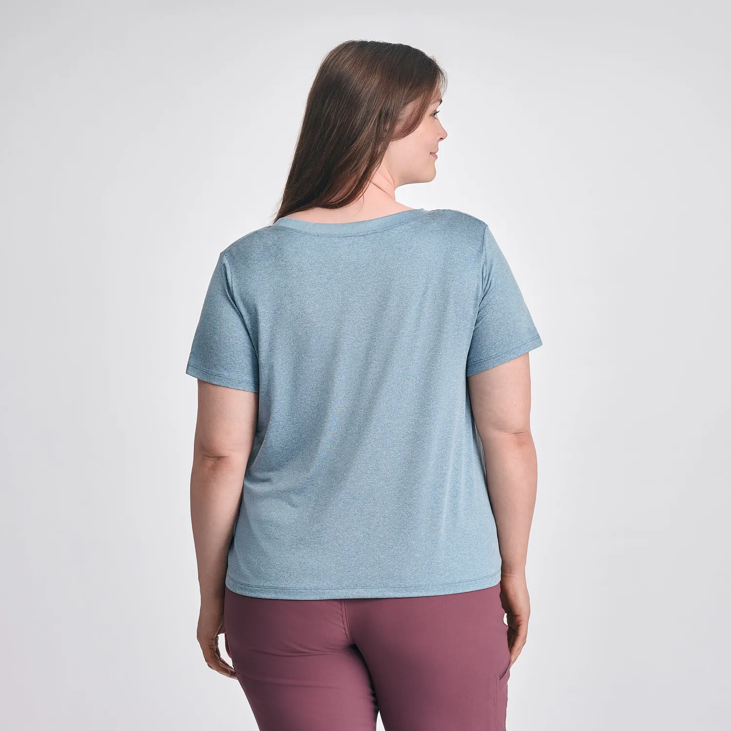 Eddie Bauer Surreal Travel V-Neck tricou Palm UPF 30